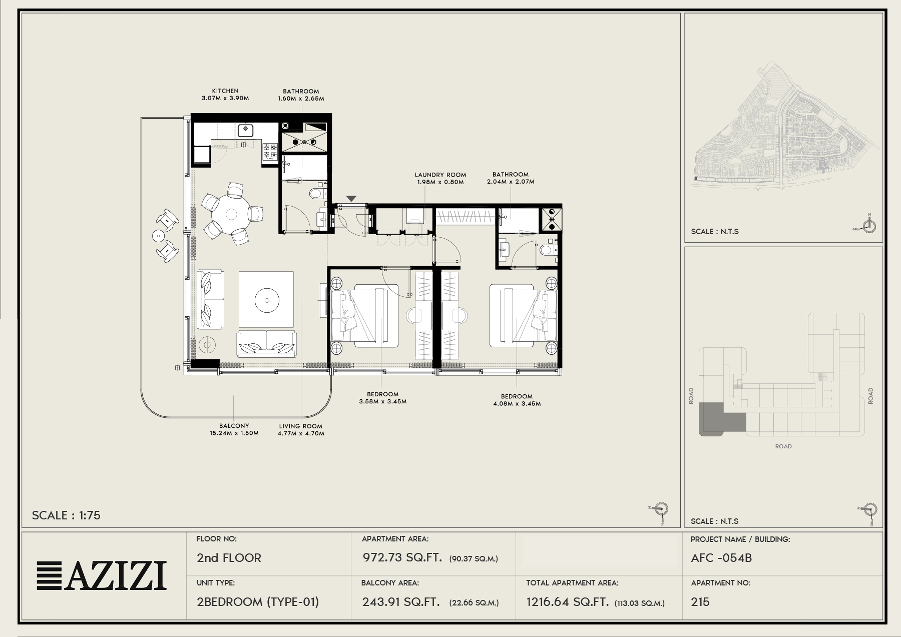 Azizi Raffi floor plan 3