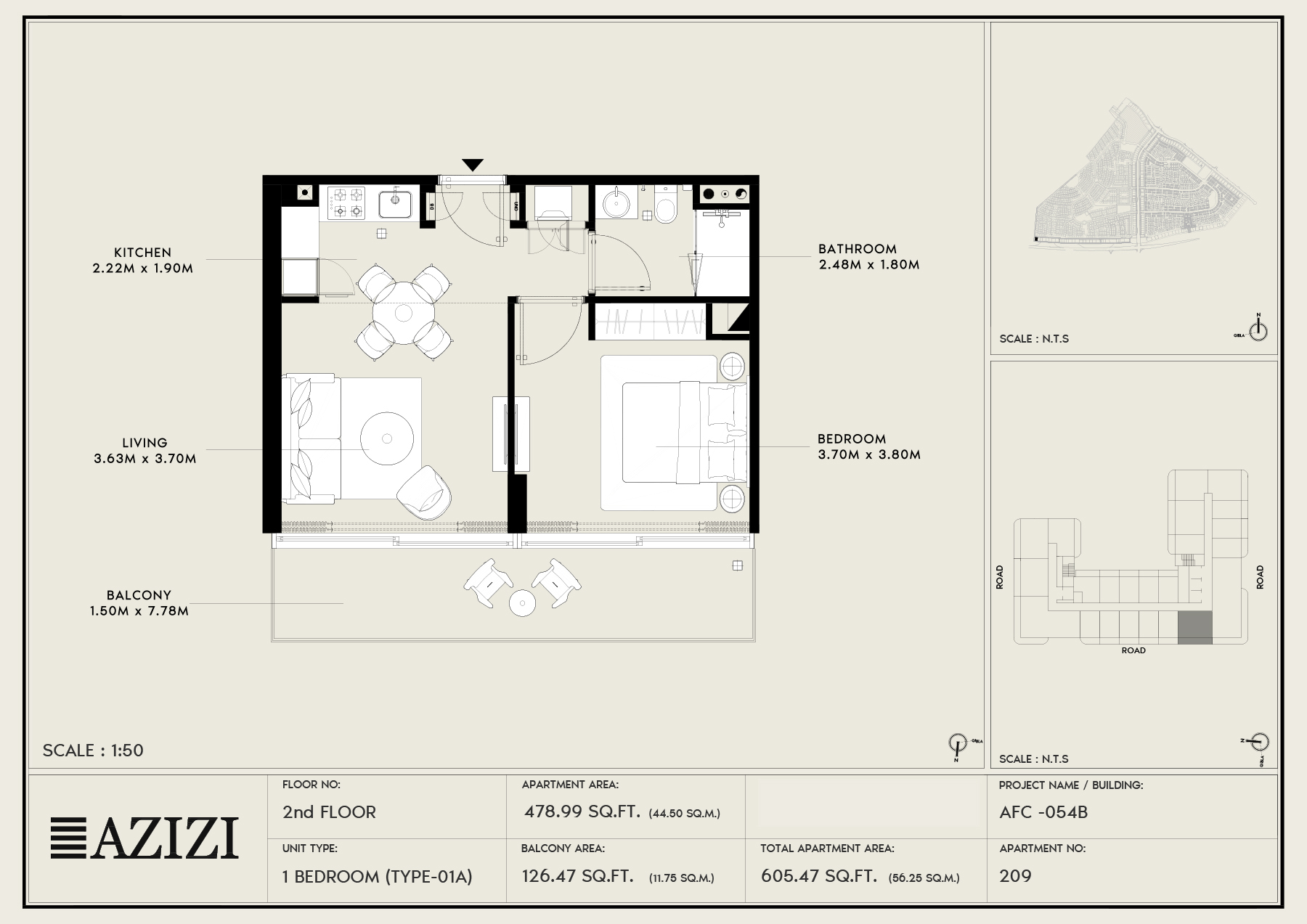 Azizi Raffi floor plan 2