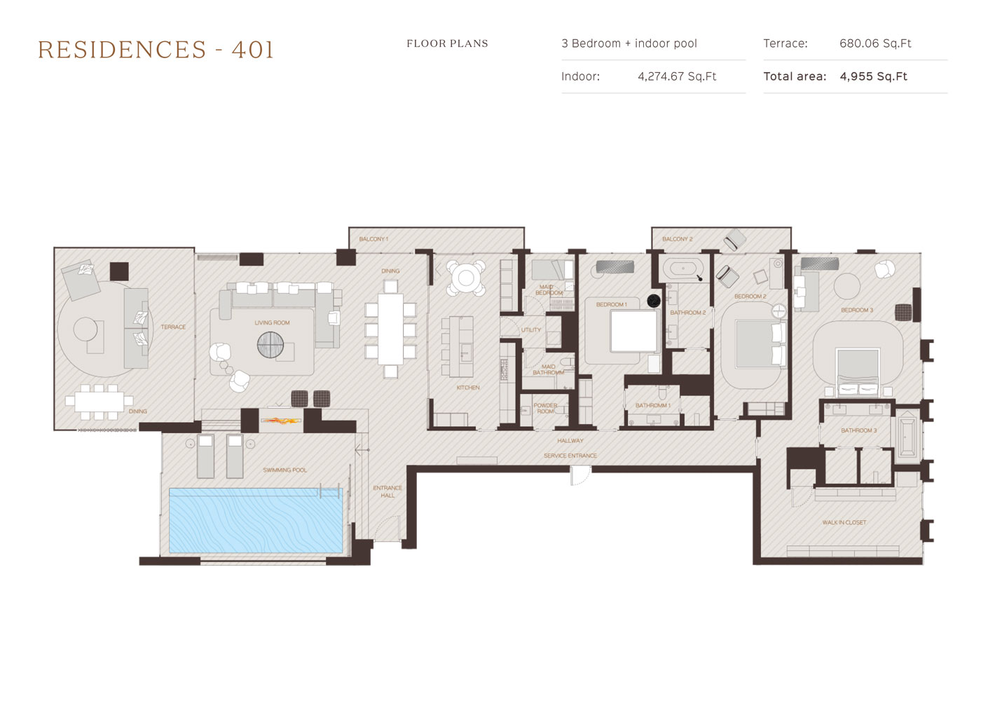 Palme Couture Residences floor plan 1