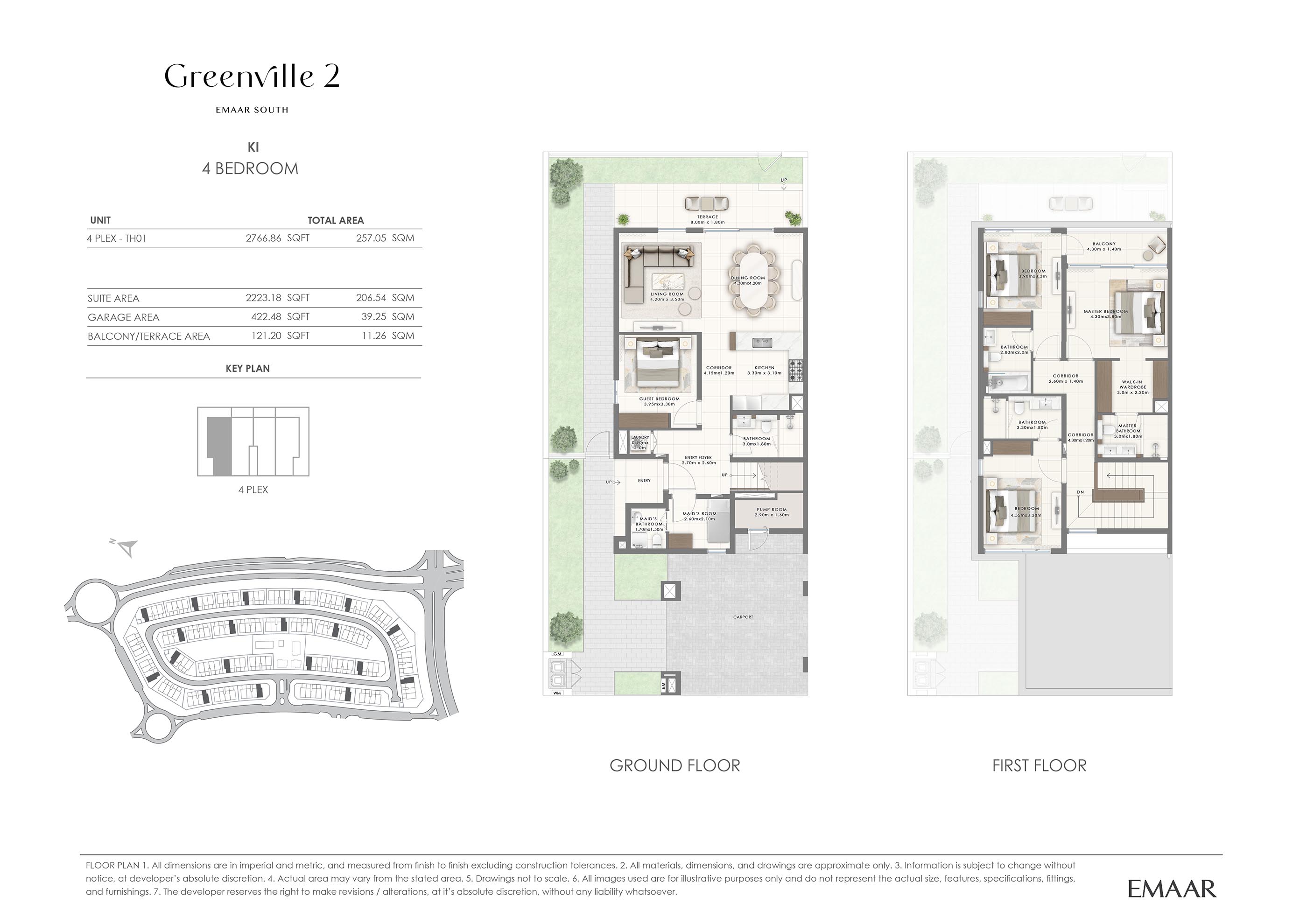 Greenville 2 at Emaar South floor plan 2