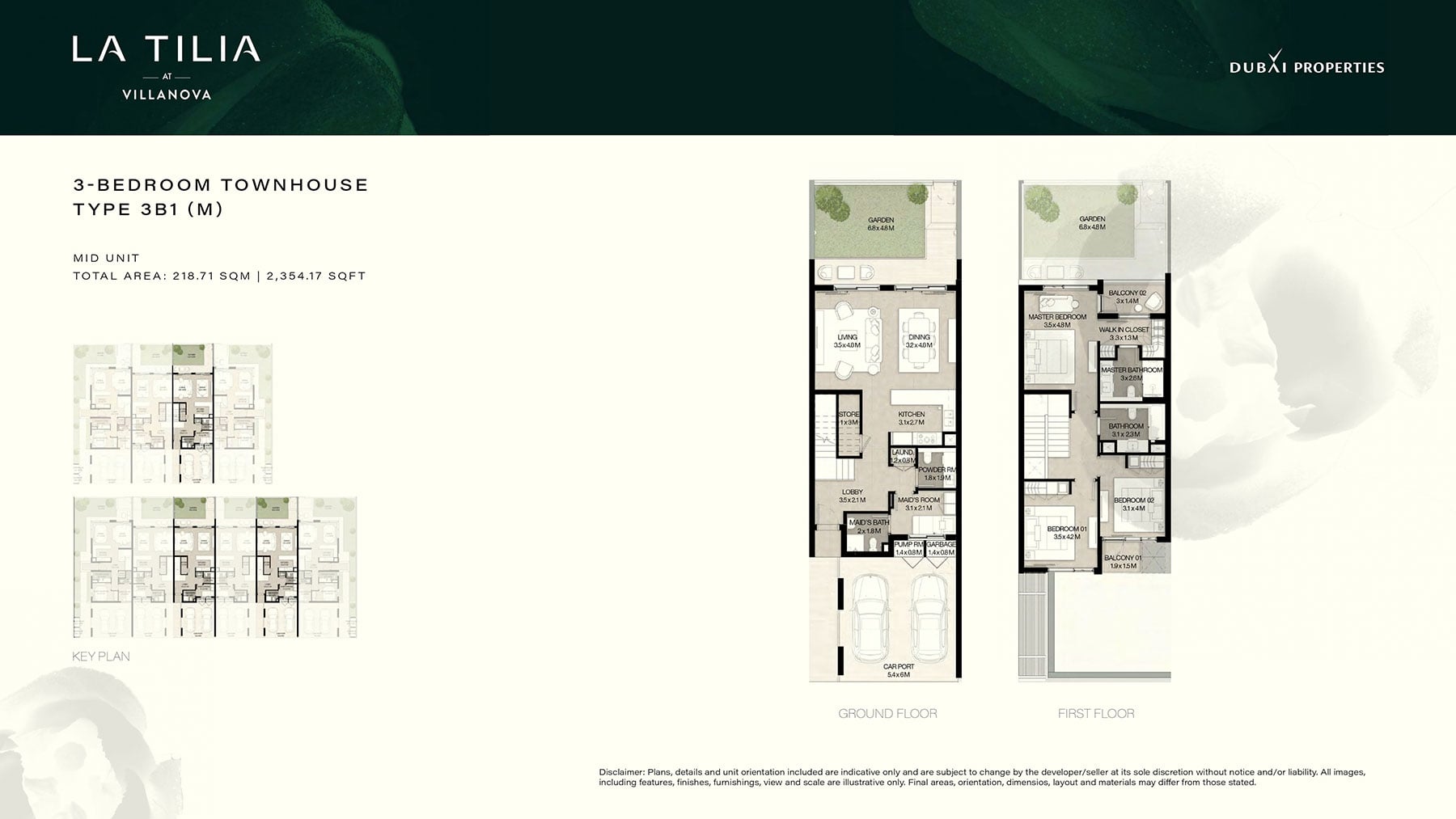 La Tilia at Villanova floor plan 1