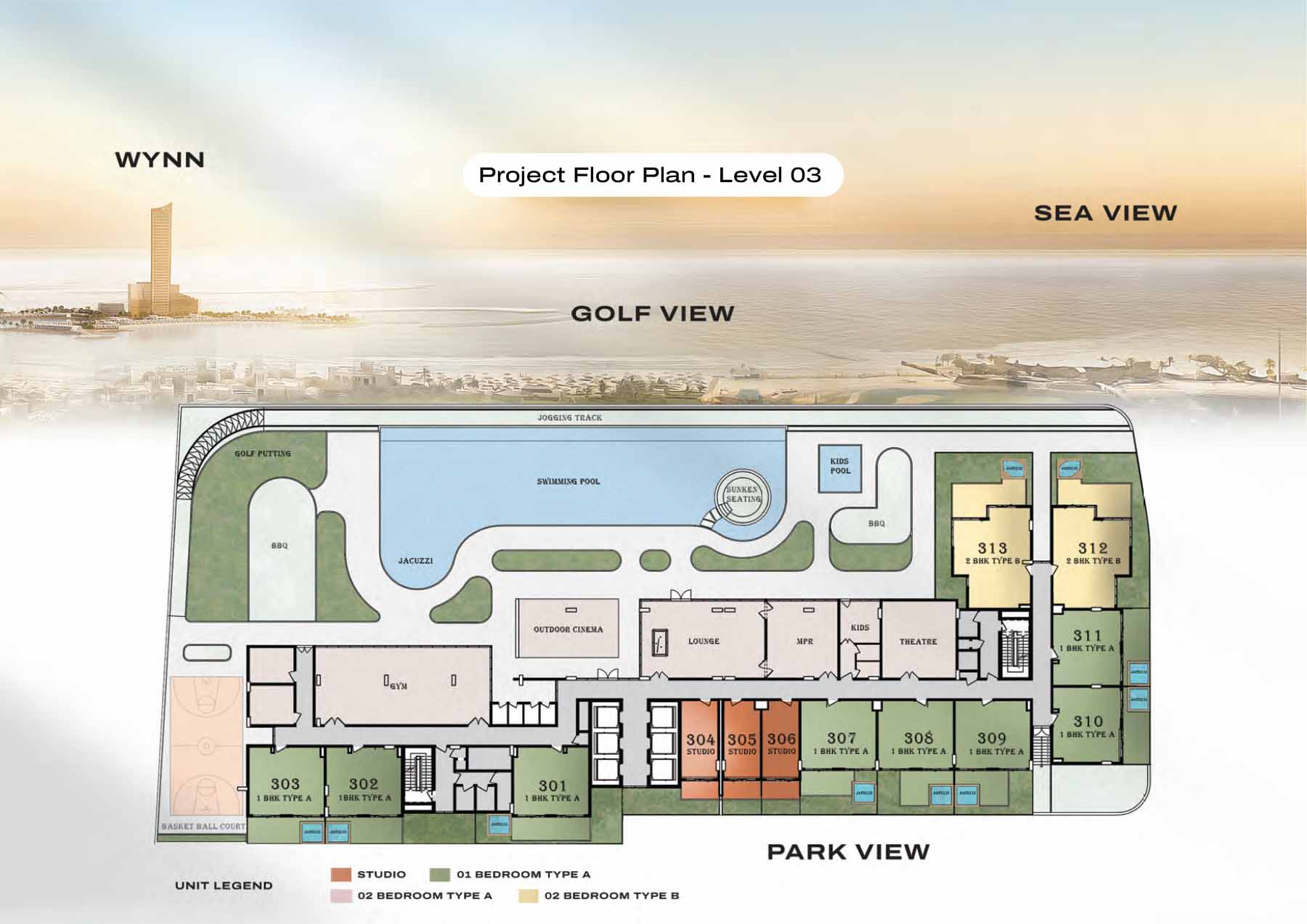 One Central at RAK Central floor plan 3
