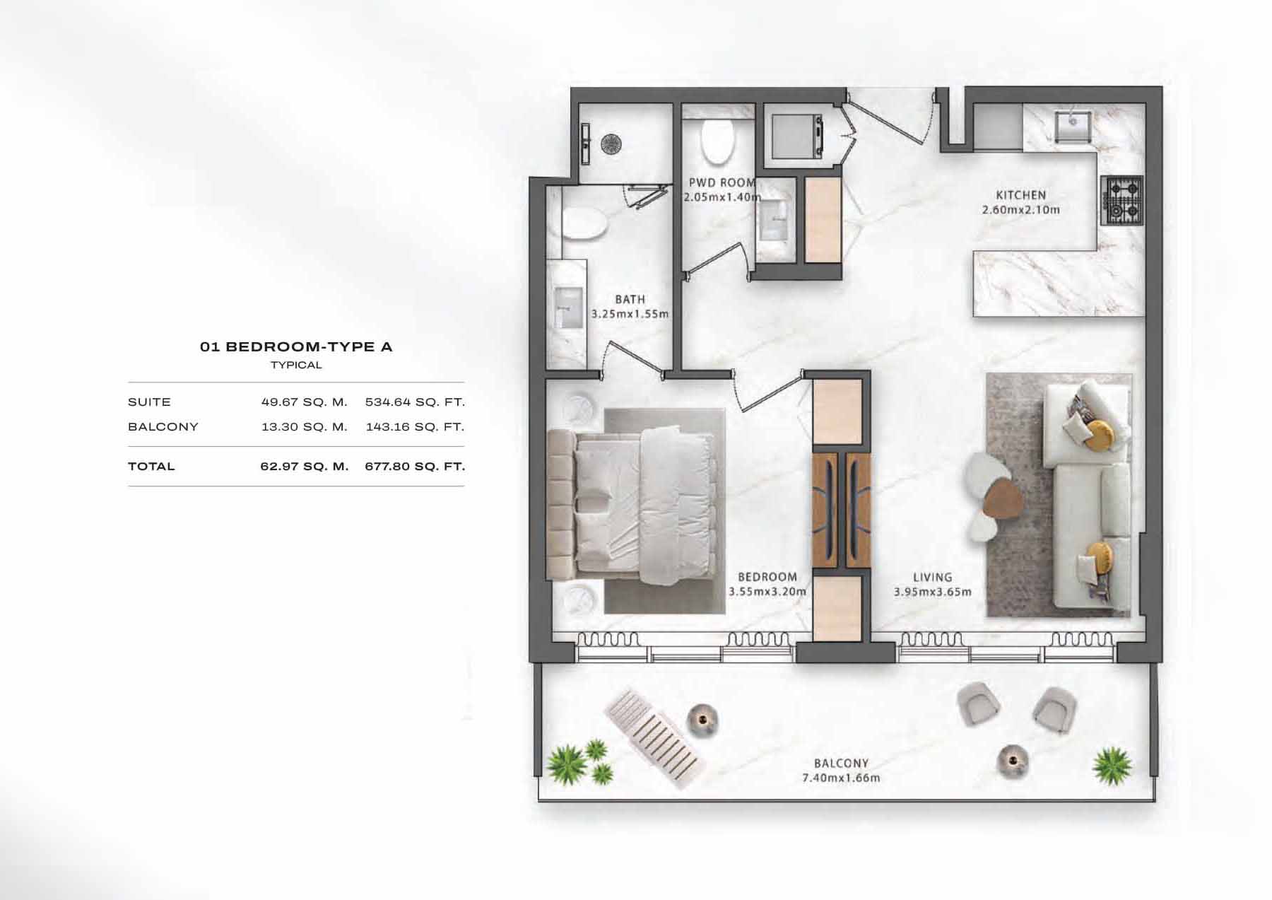 One Central at RAK Central floor plan 2