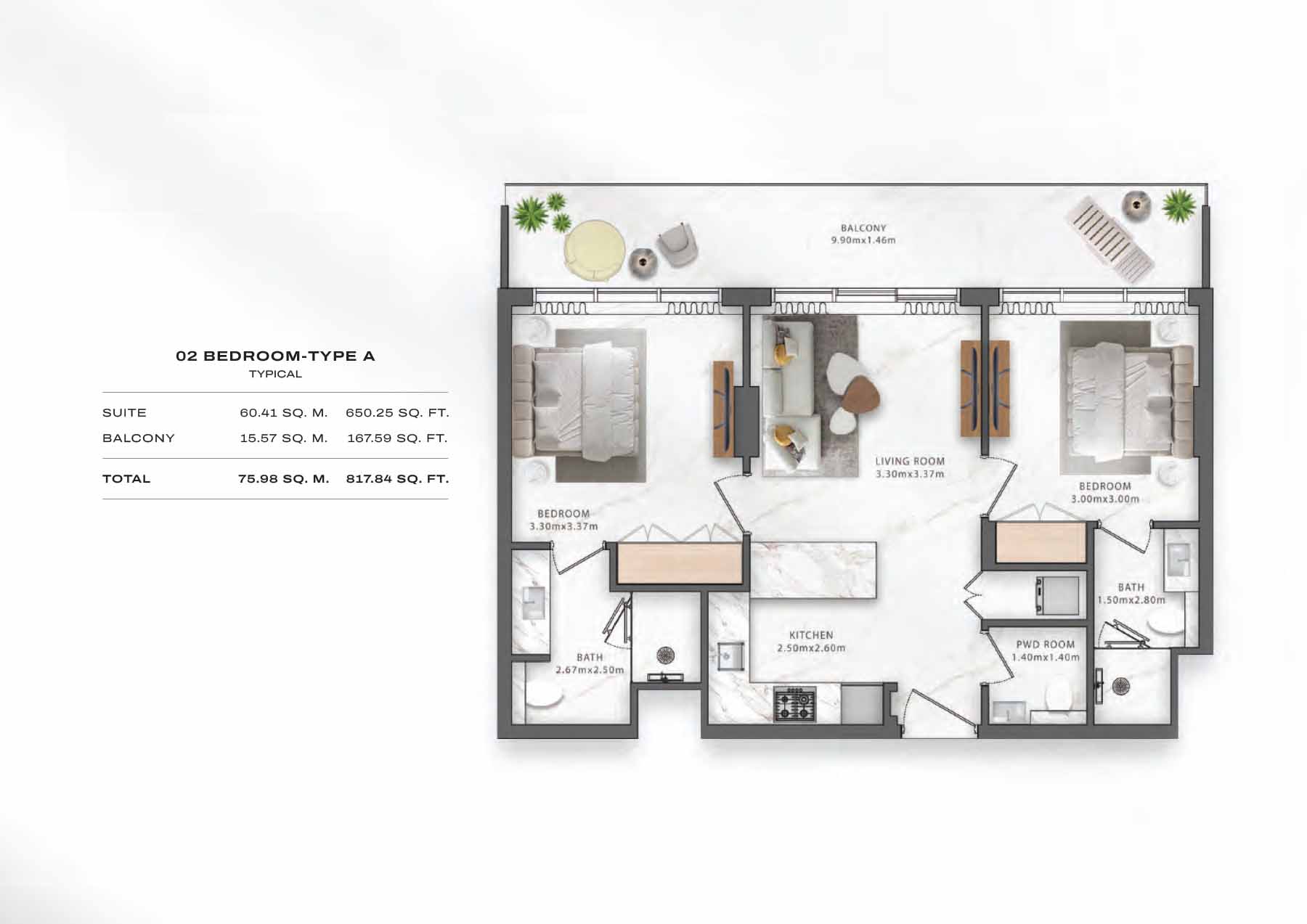 One Central at RAK Central floor plan 4