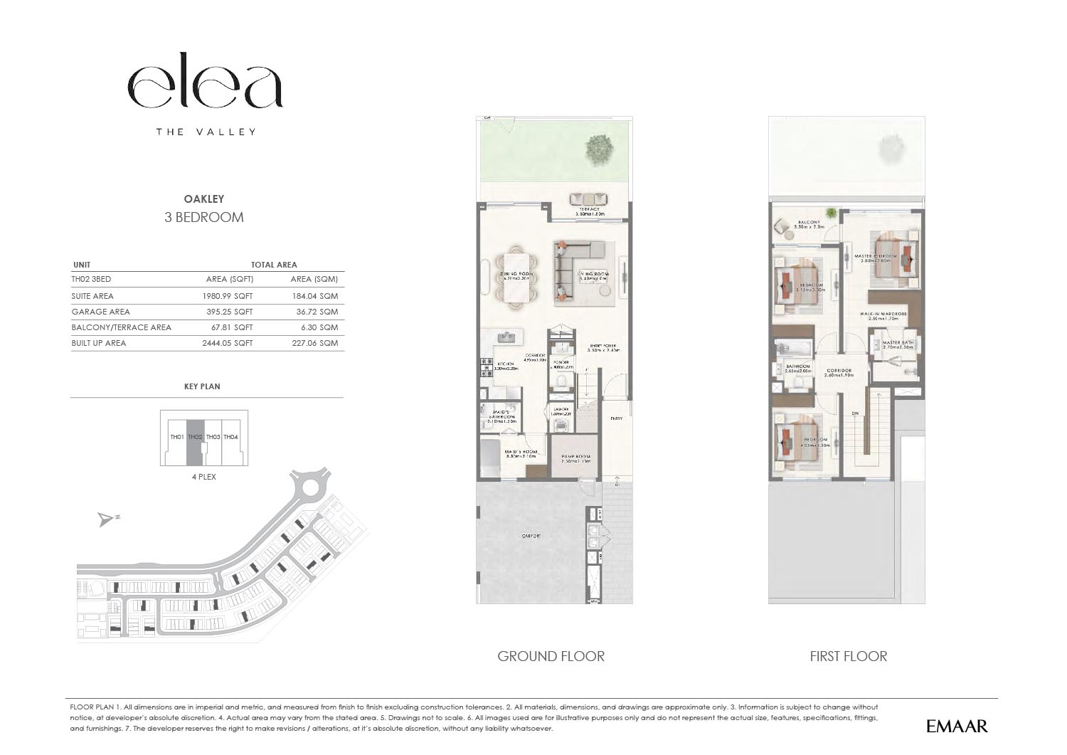 Elea at The Valley floor plan 1