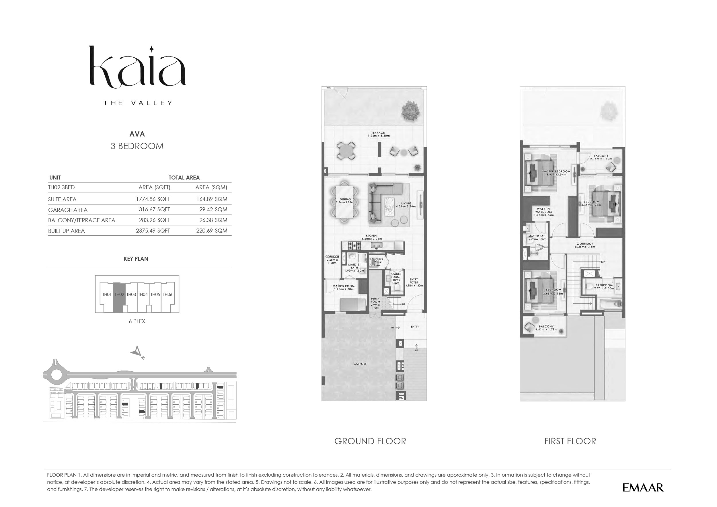 Kaia at The Valley floor plan 1