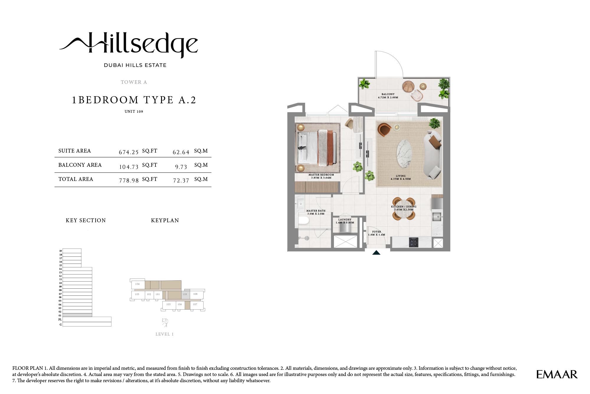 Hillsedge at Dubai Hills Estate floor plan 1