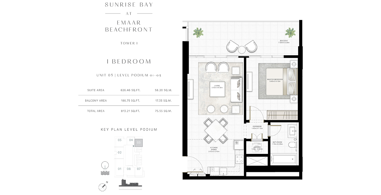 Sunrise Bay floor plan 1