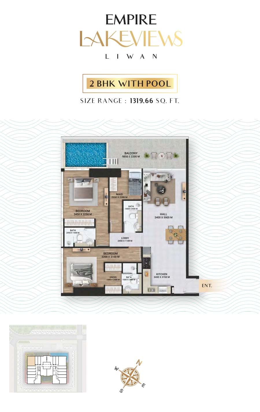 Empire Lakeviews floor plan 3