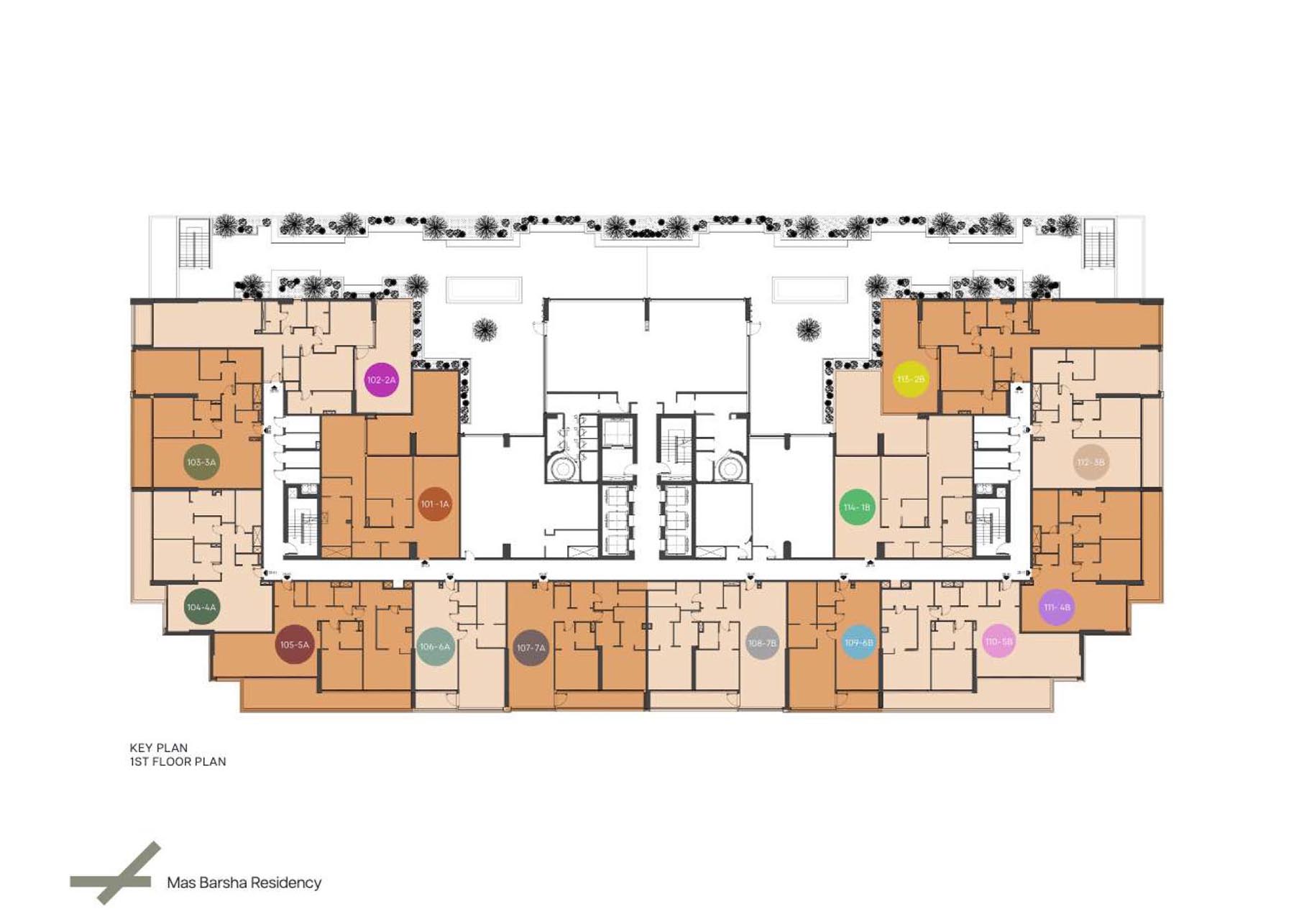 MAS Barsha Residency floor plan 1