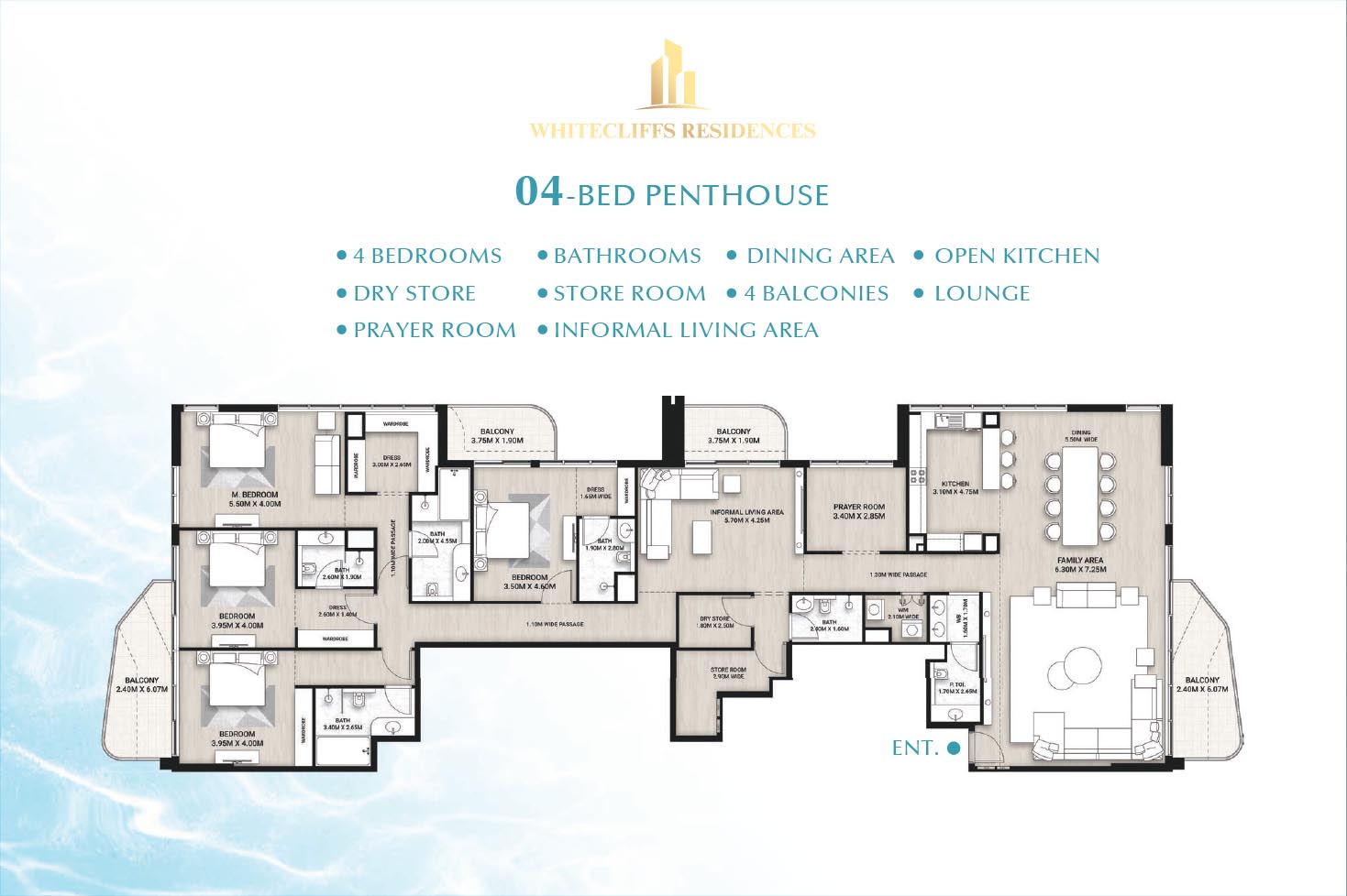 Whitecliffs Residences floor plan 3