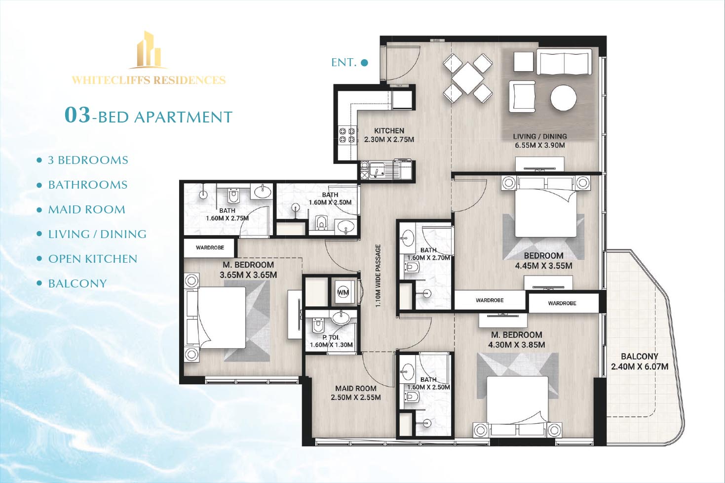 Whitecliffs Residences floor plan 5
