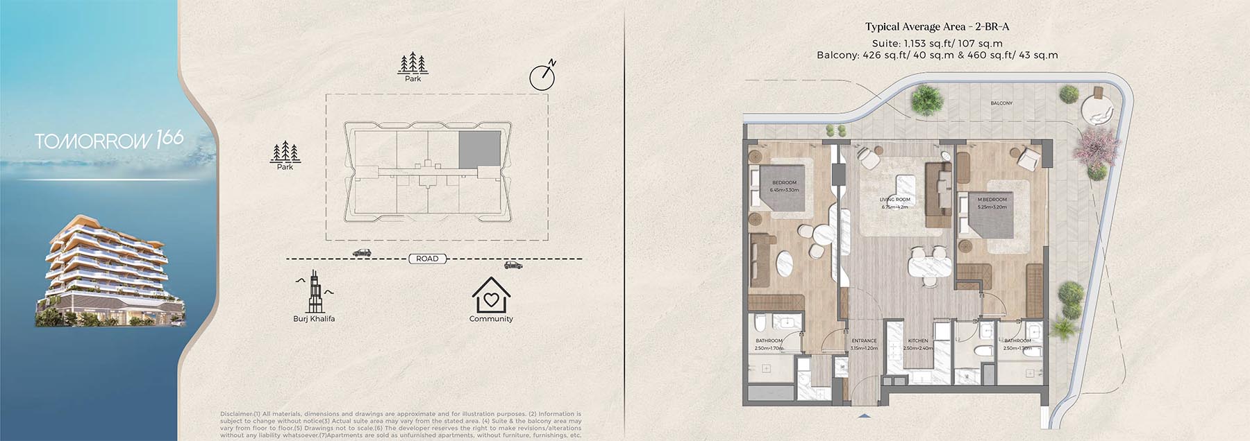 Tomorrow 166 at Dubai Islands floor plan 3