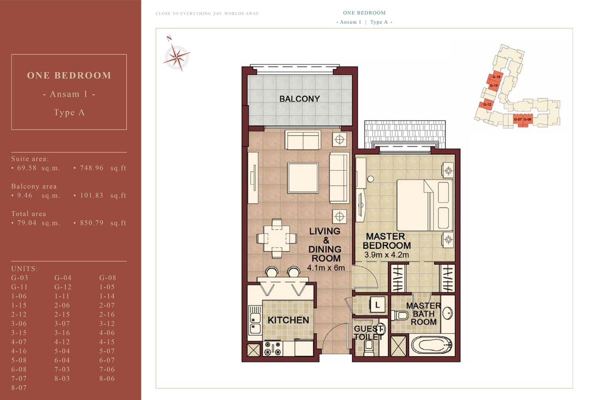 Ansam Yas Island floor plan 3