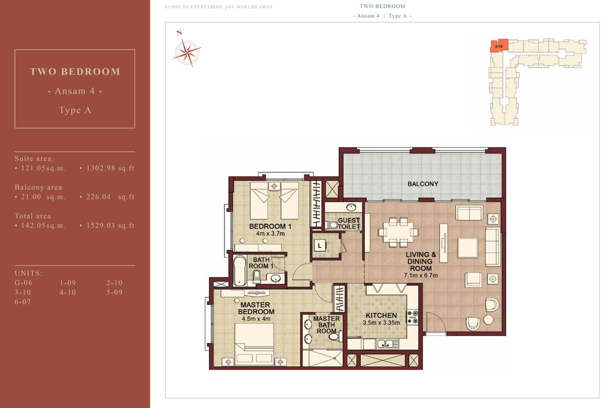 Ansam Yas Island floor plan 4
