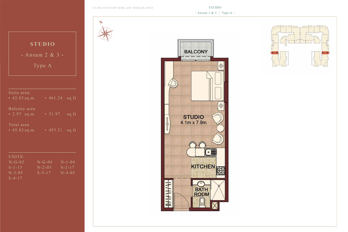 Ansam Yas Island floor plan 1