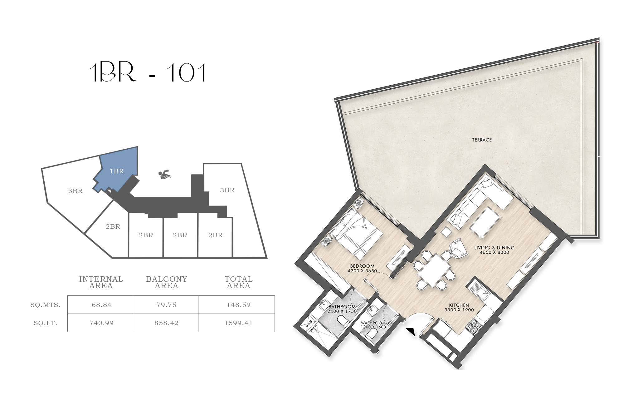 Capital Horizon Terraces floor plan 1