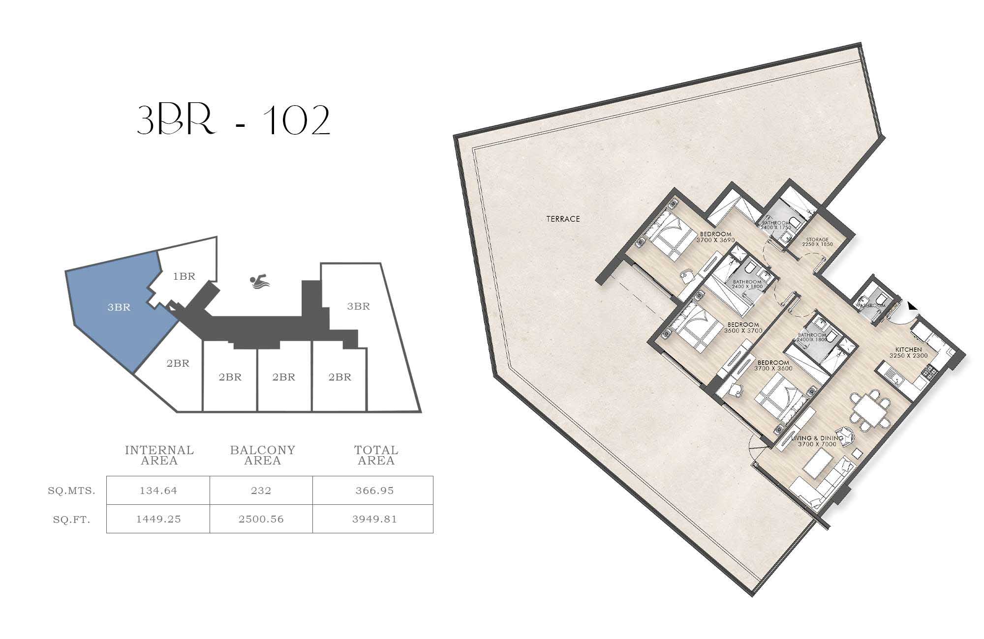 Capital Horizon Terraces floor plan 3