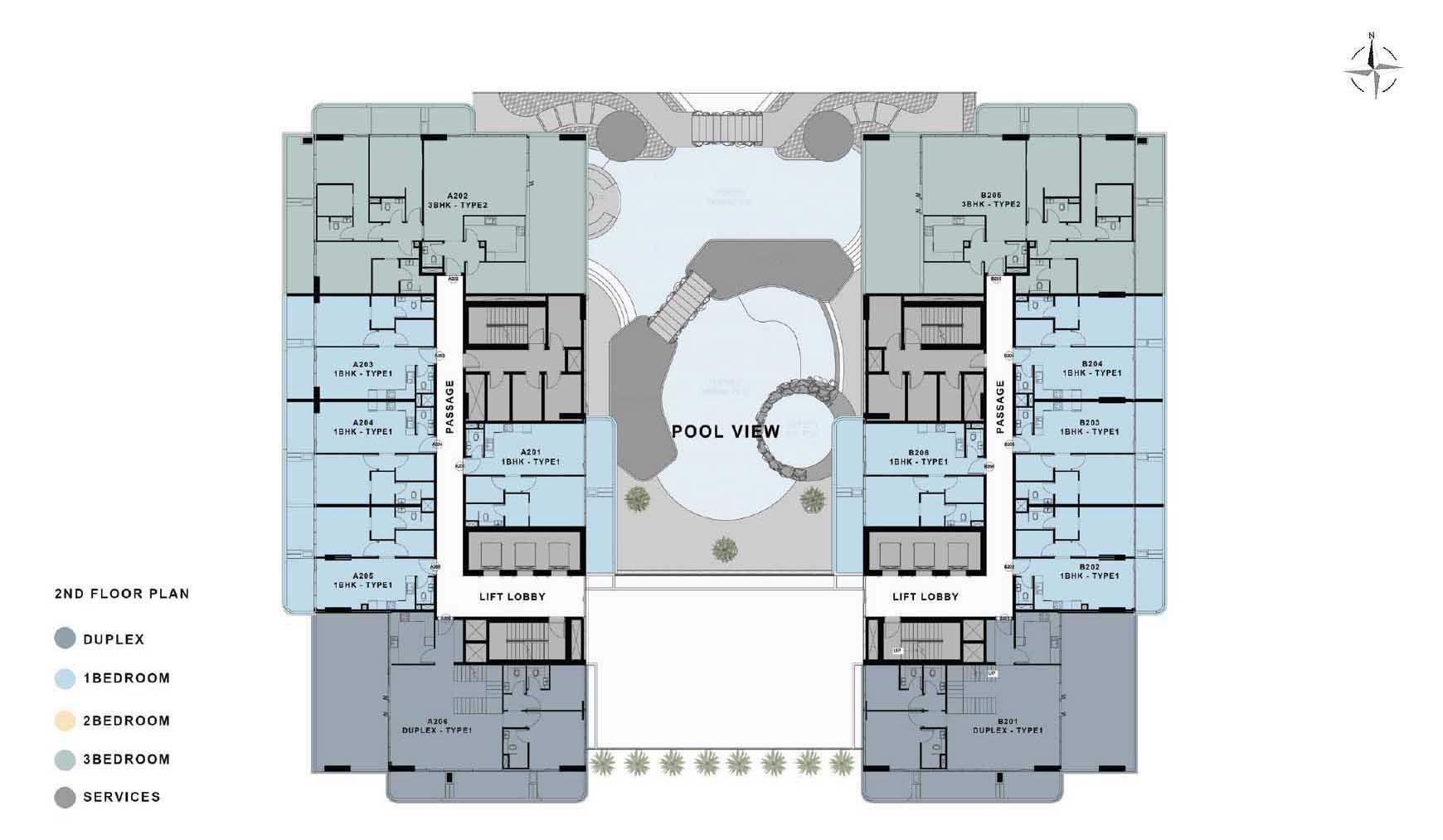 Reef 999 at Al Furjan floor plan 2
