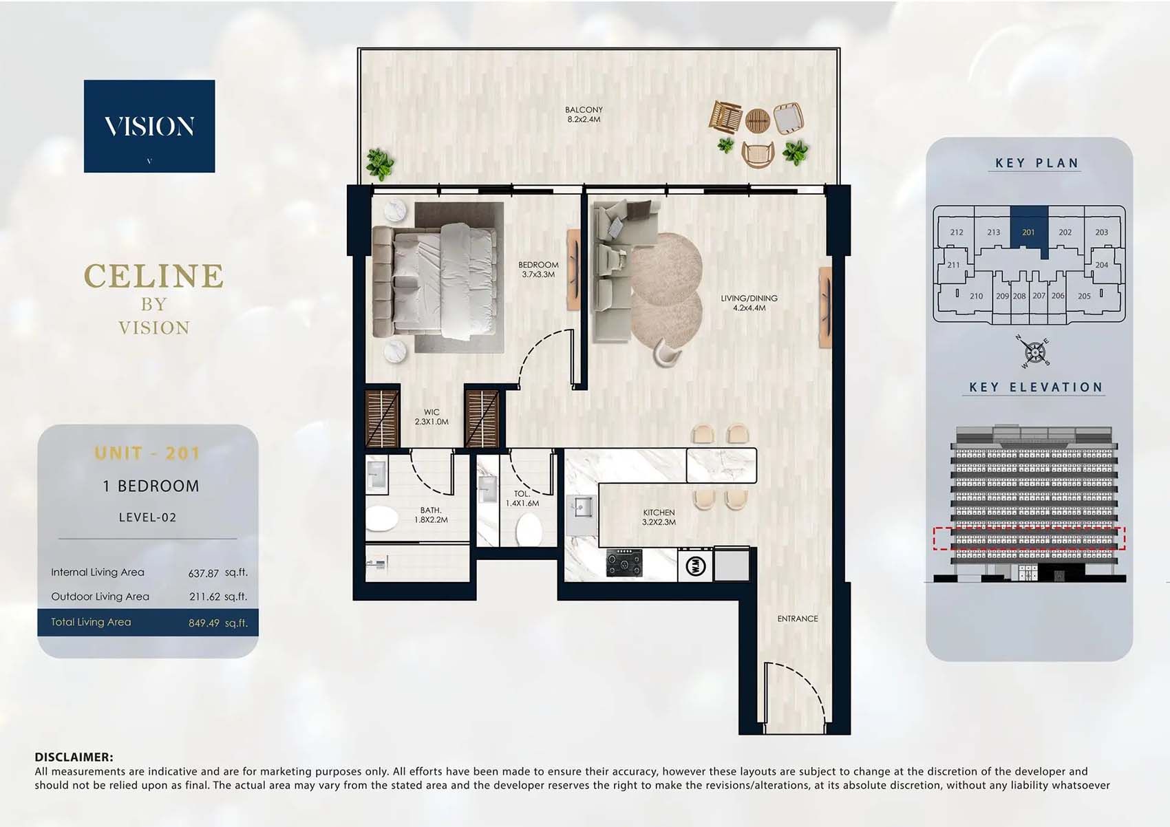 Celine by Vision floor plan 2