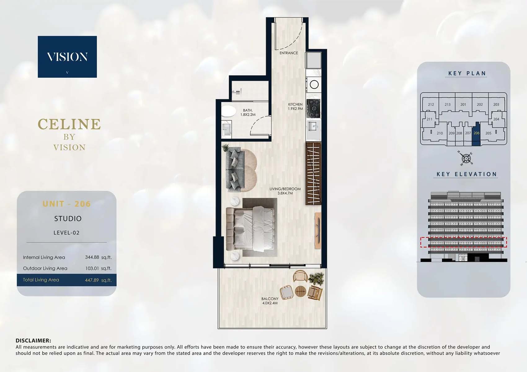 Celine by Vision floor plan 1