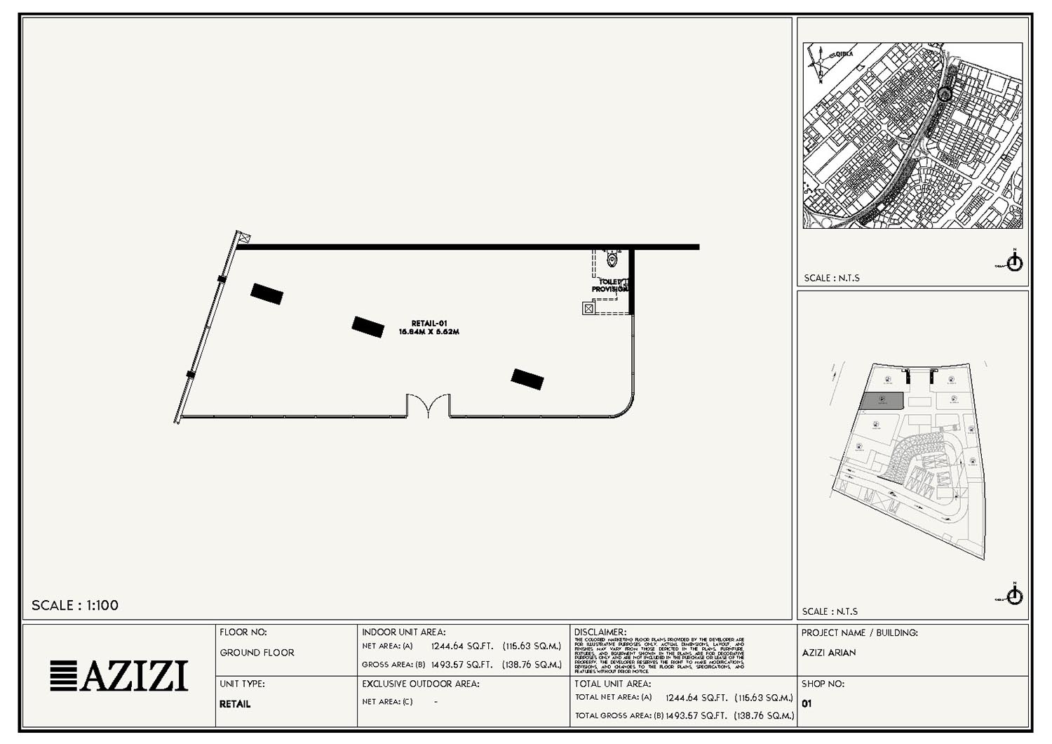 Azizi Arian floor plan 3