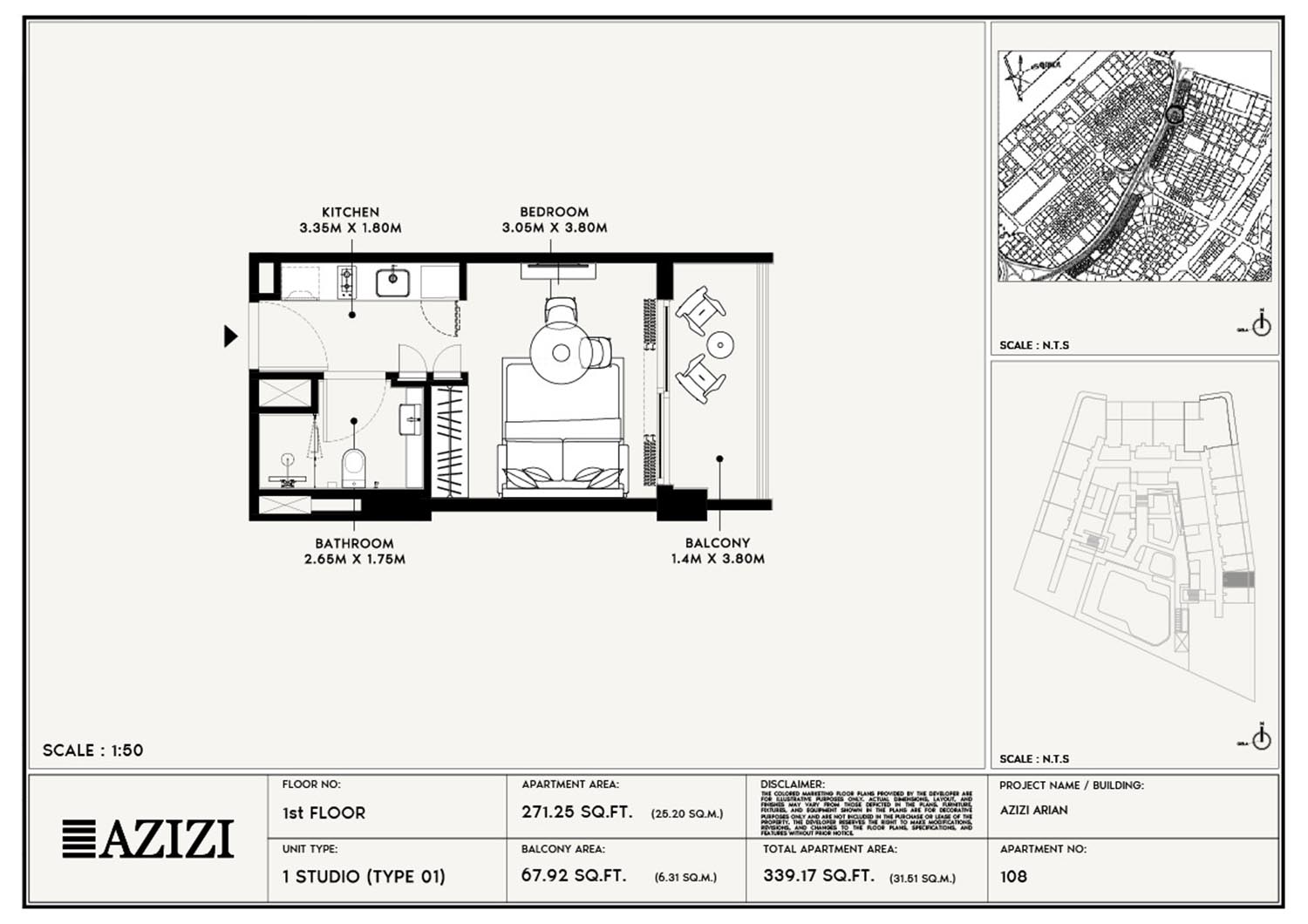 Azizi Arian floor plan 1