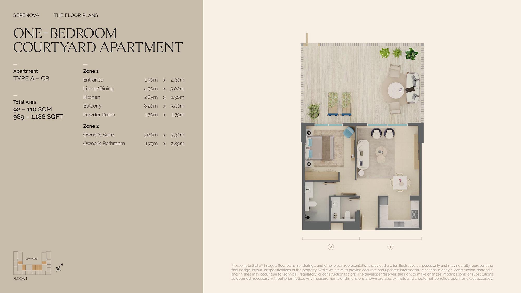 Serenova at Dubai Silicon Oasis floor plan 2