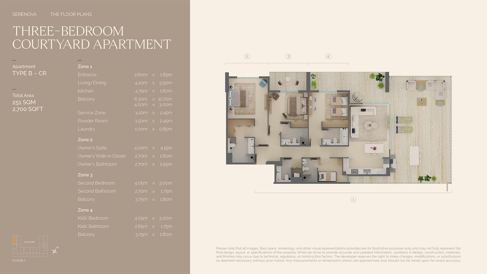 Serenova at Dubai Silicon Oasis floor plan 4