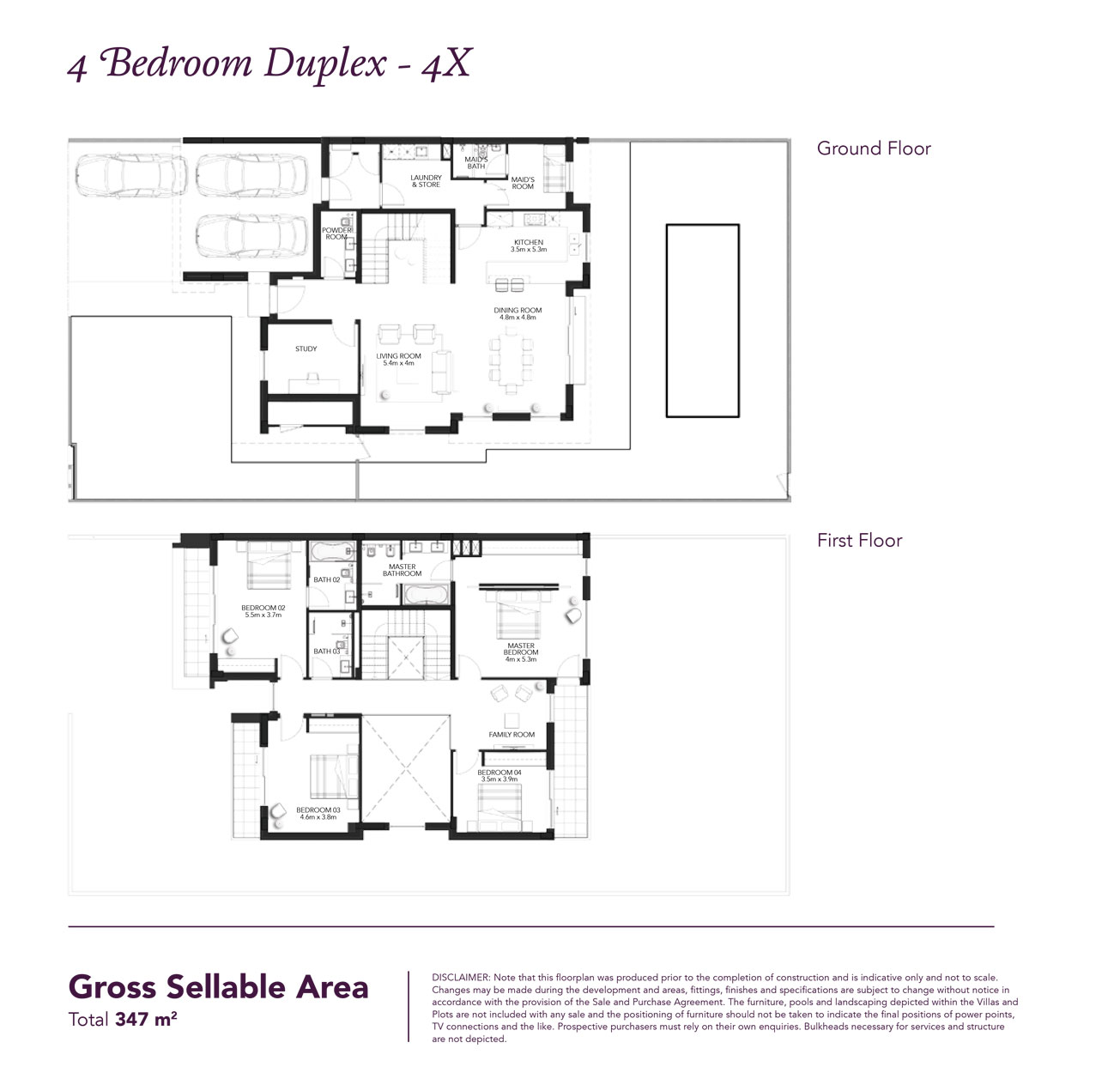 Yas Acres floor plan 3