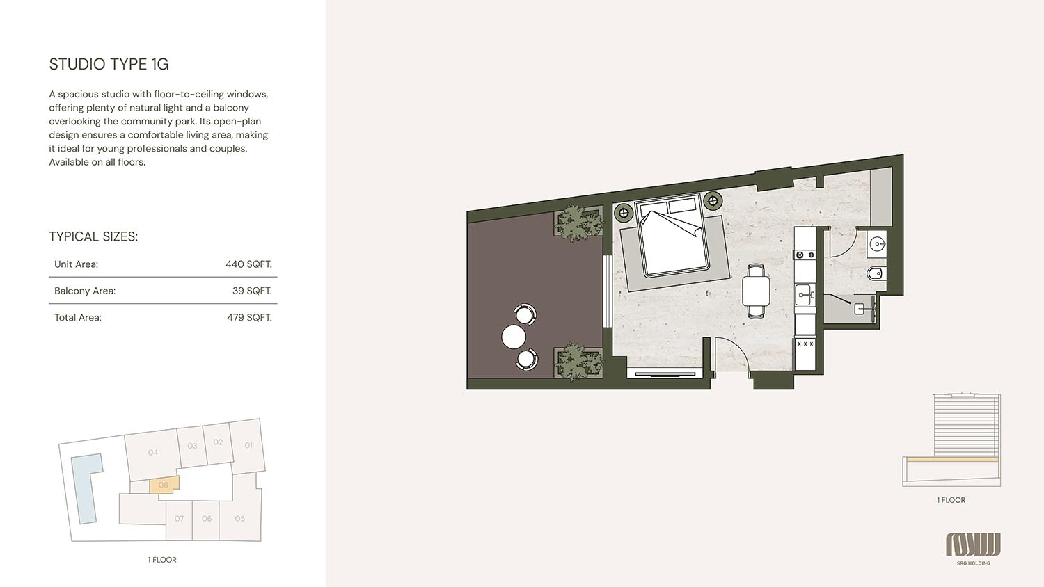 Aria Heights at JVC floor plan 1