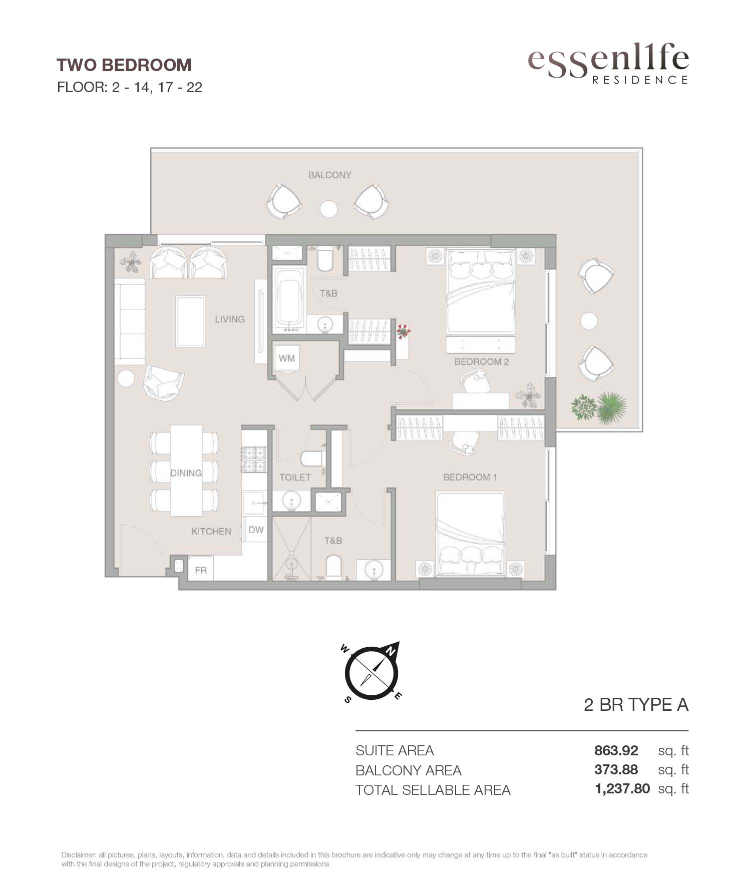 Essenlife at JVT floor plan 4