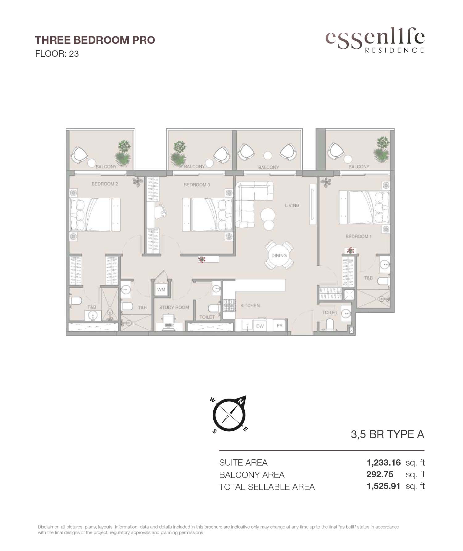 Essenlife at JVT floor plan 5