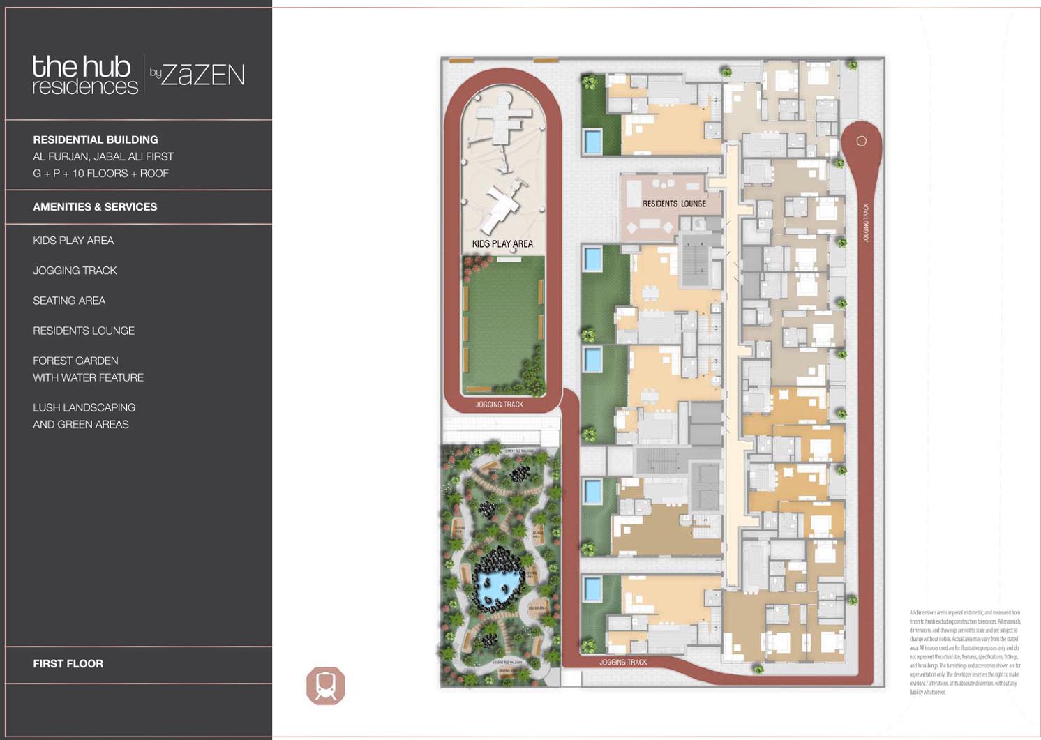 The Hub Residences at Al Furjan floor plan 2