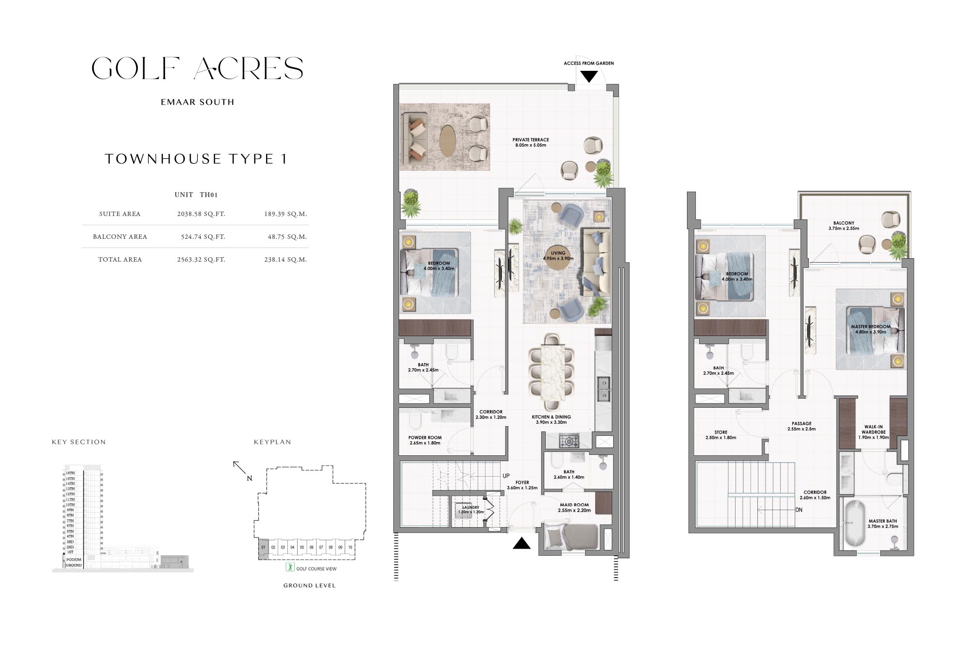 Golf Acres at Emaar South floor plan 4