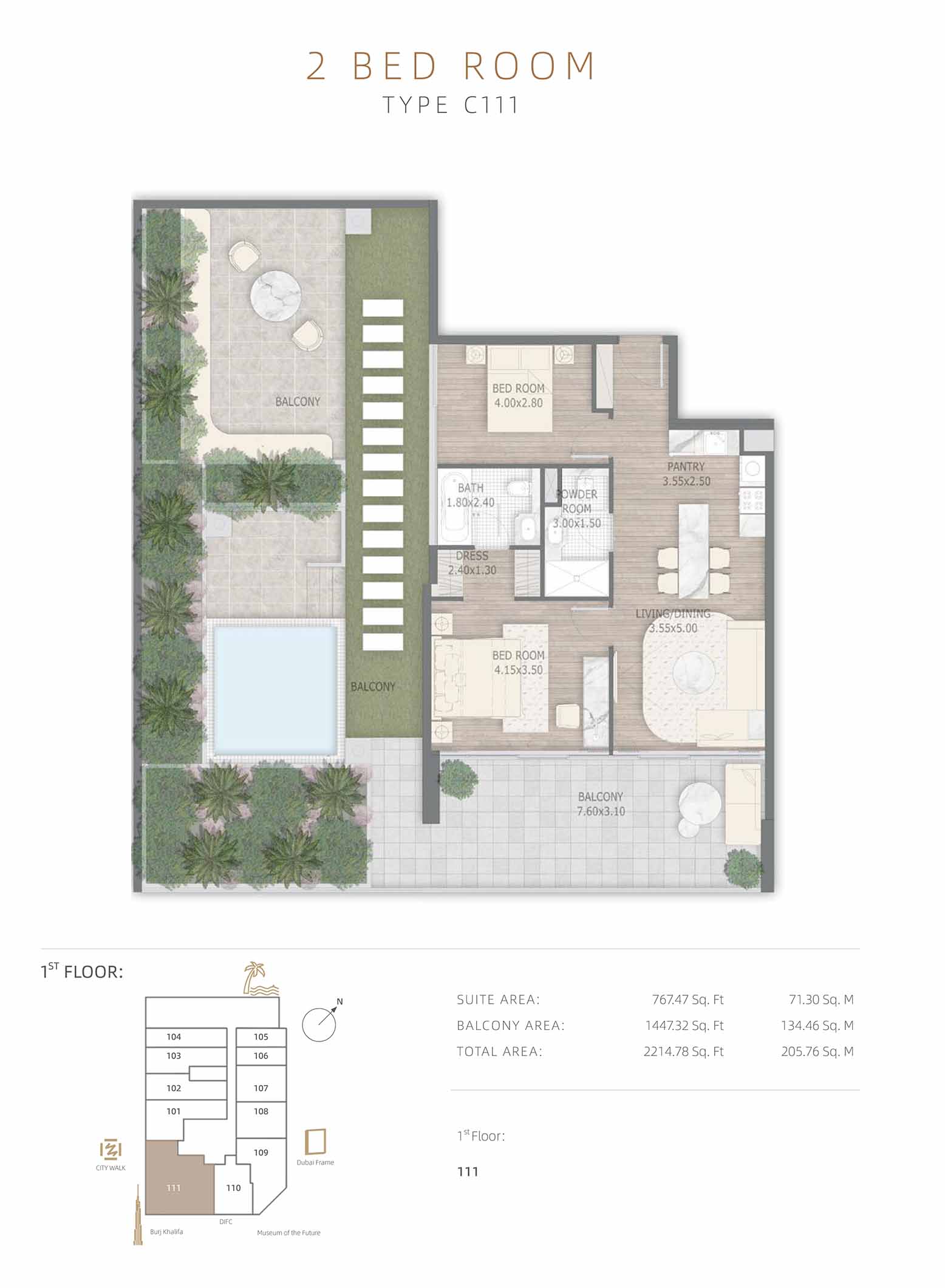 Stamn One Residences floor plan 4