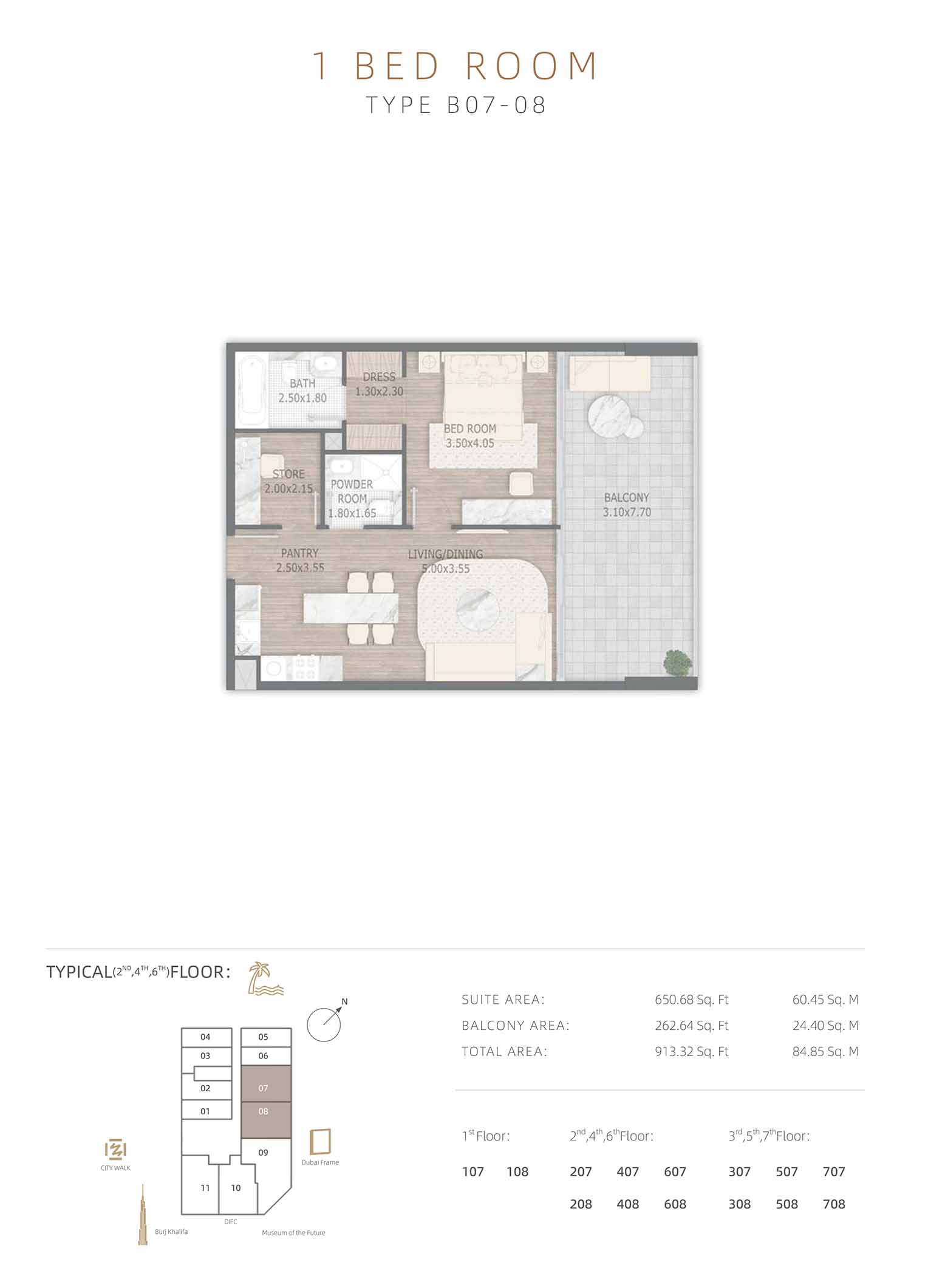 Stamn One Residences floor plan 2