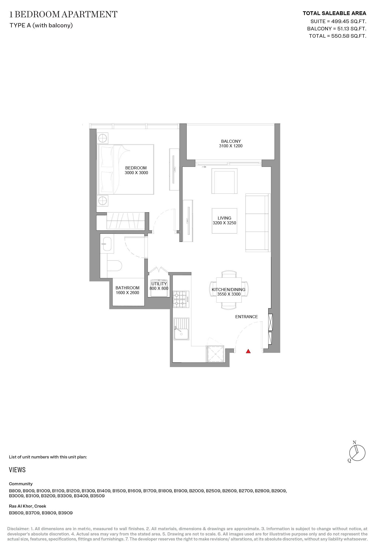 Skyvue Solair at Sobha Hartland 2 floor plan 1