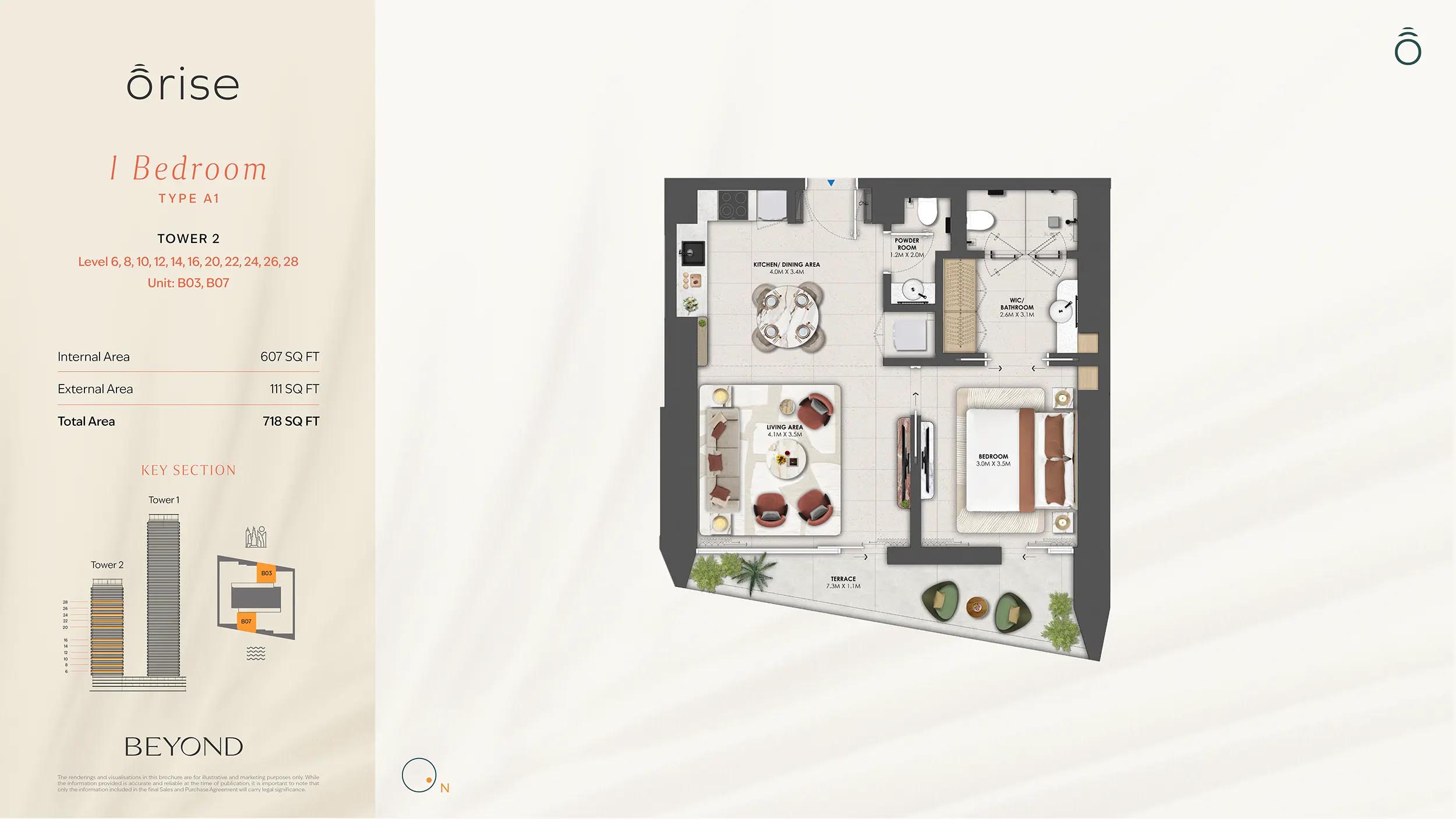 Orise by Beyond floor plan 1