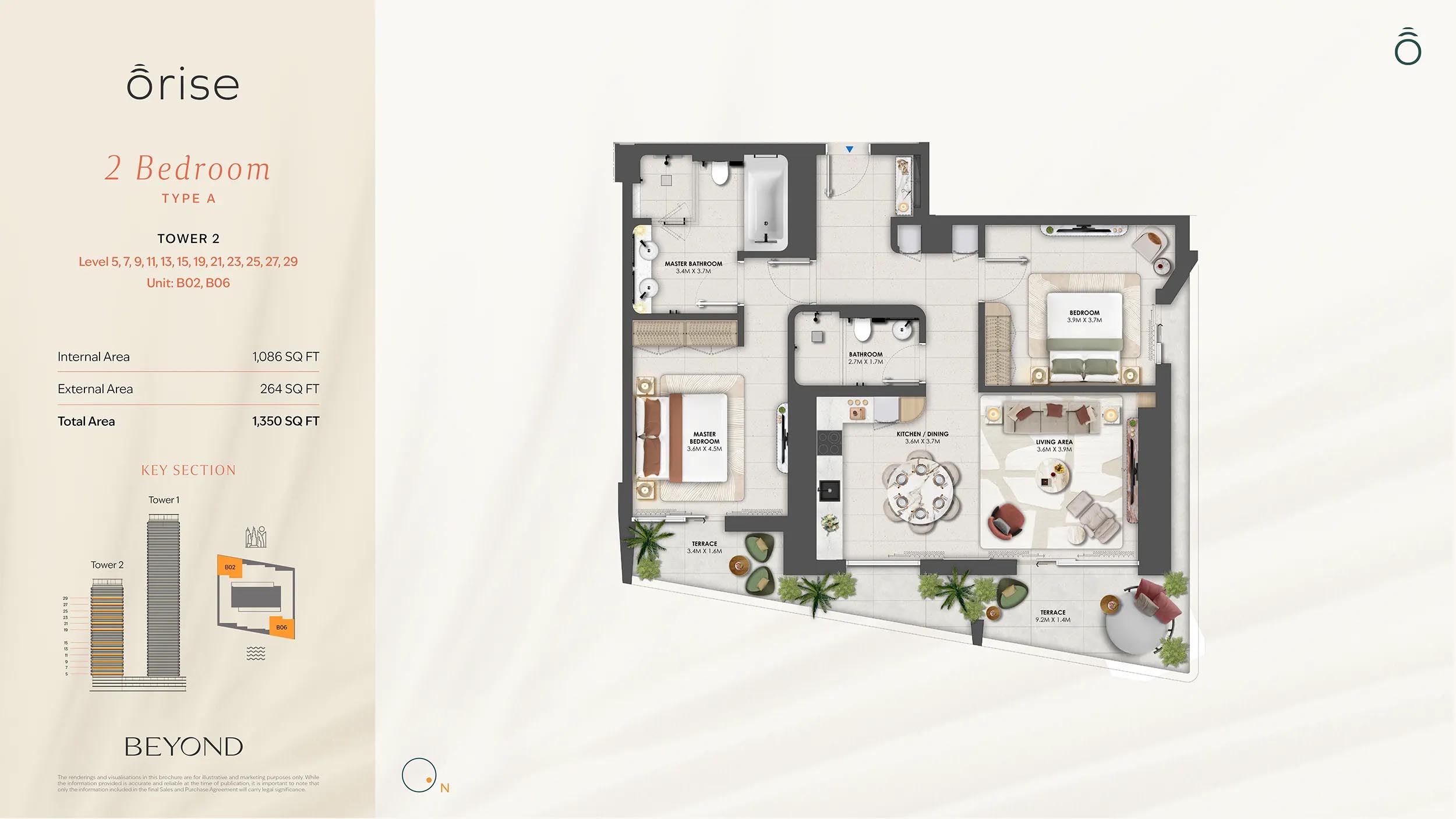 Orise by Beyond floor plan 2