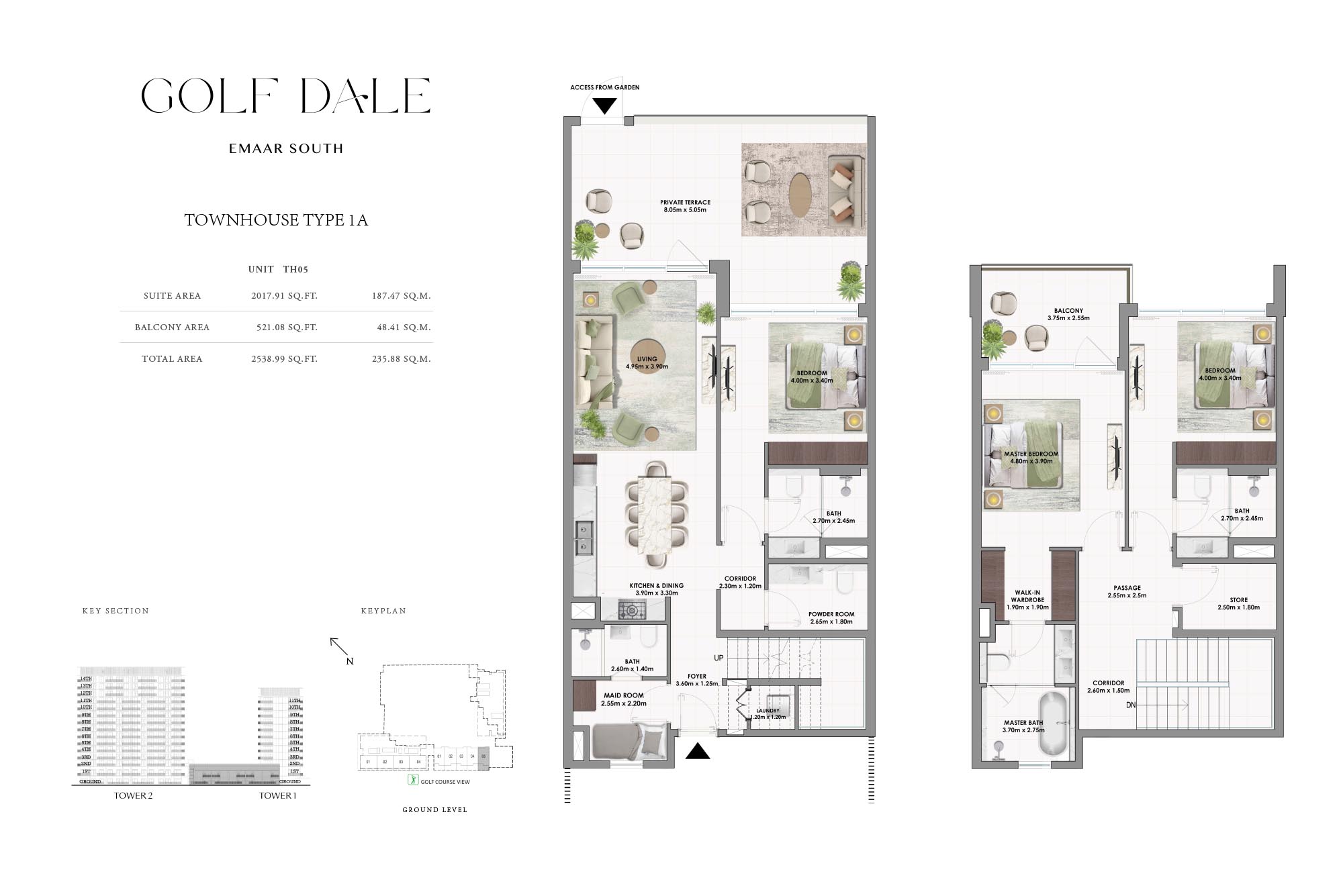 Golf Dale at Emaar South floor plan 4
