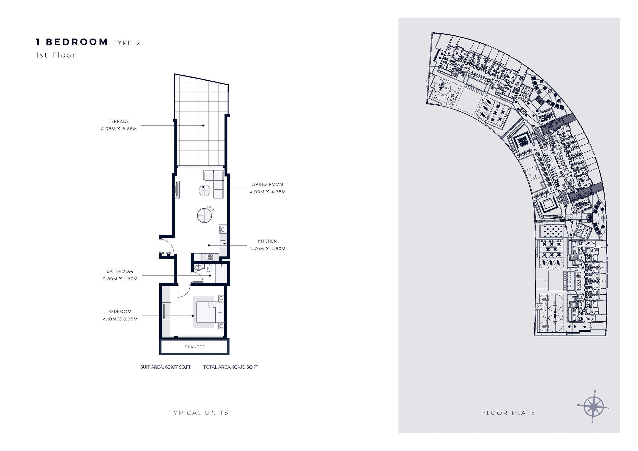Azizi Riviera Beachfront floor plan 2