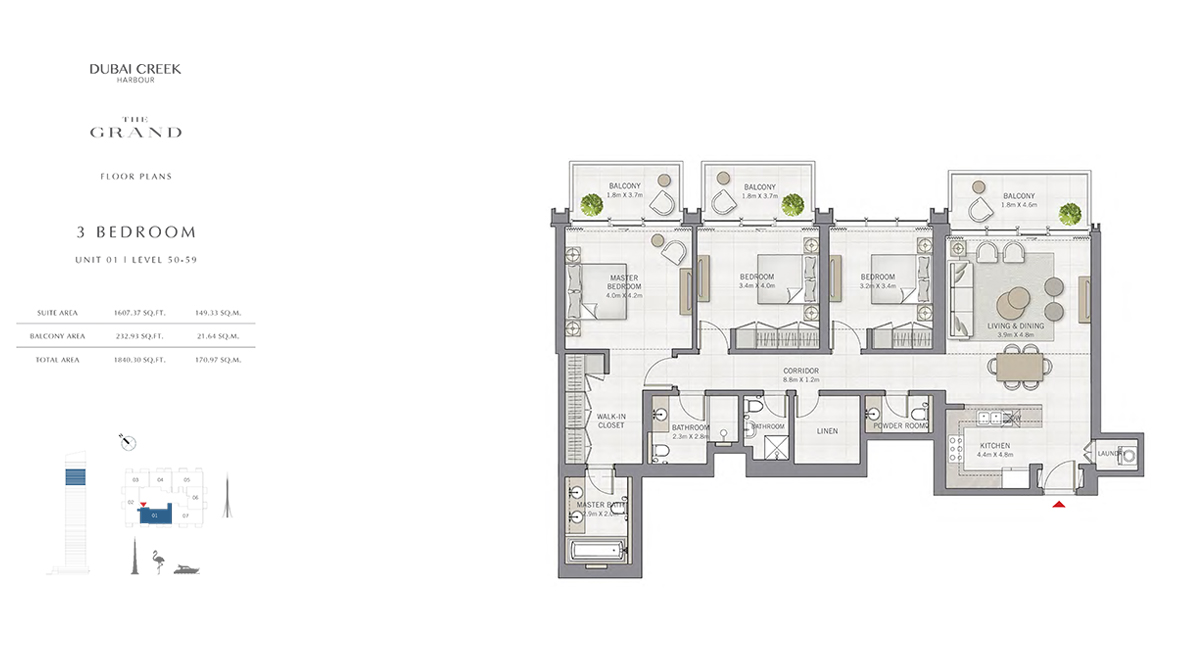 The Grand floor plan 3