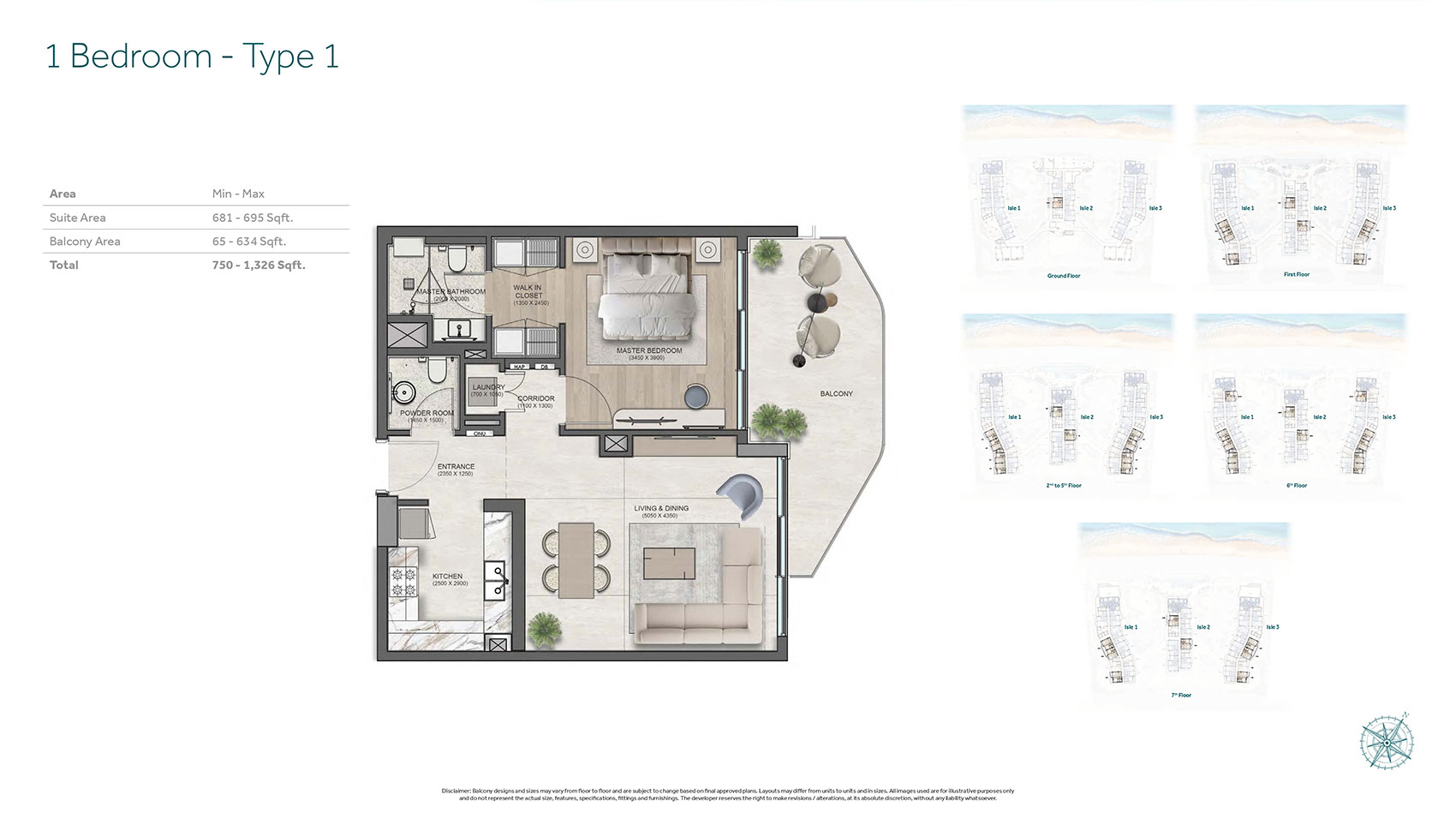Flora Isle at Dubai Islands floor plan 1