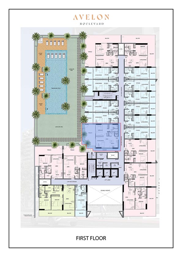 Avelon Boulevard at Arjan floor plan 1