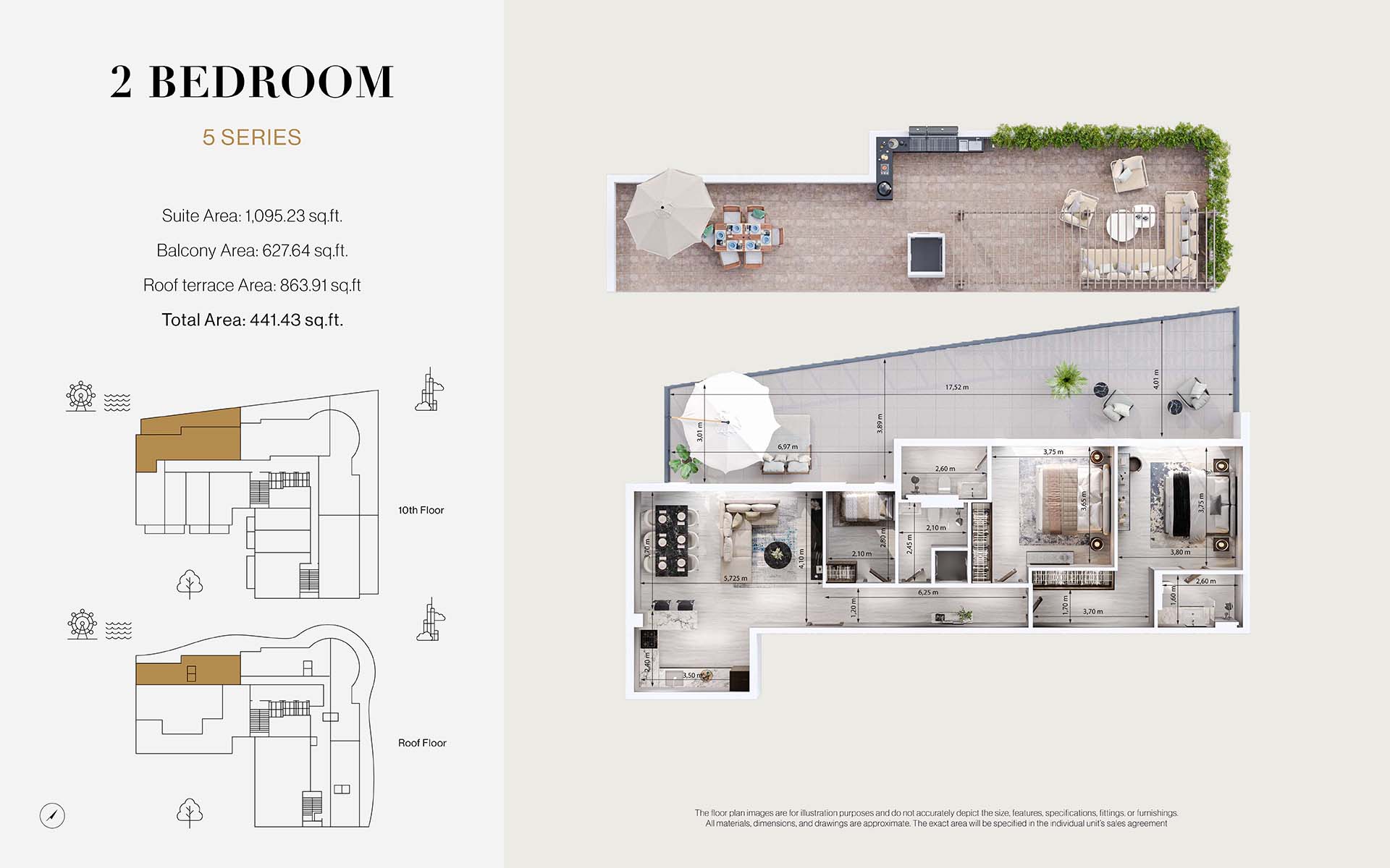 Stonehenge Residences 2 at JVC floor plan 3