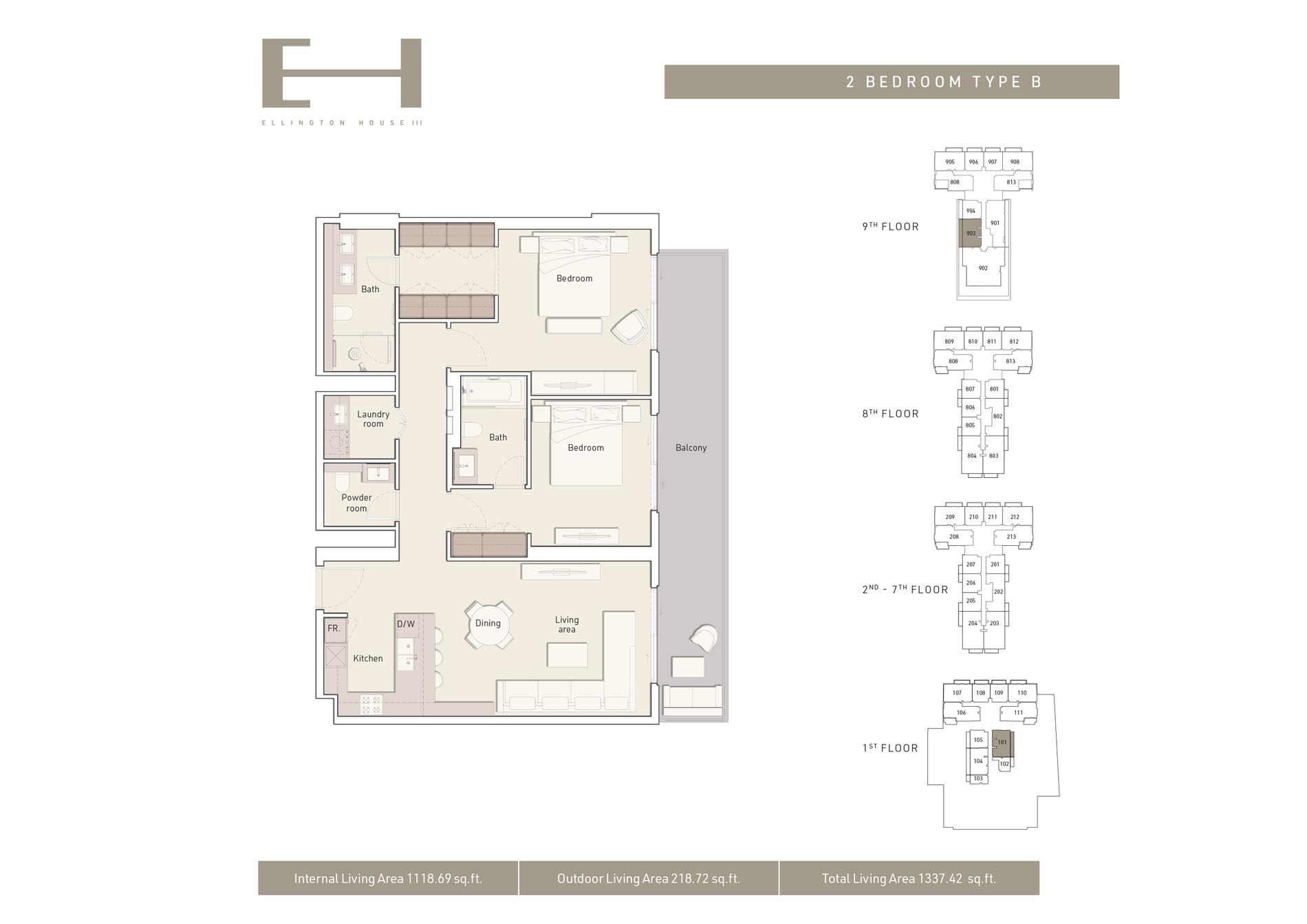 Ellington House 3 floor plan 4