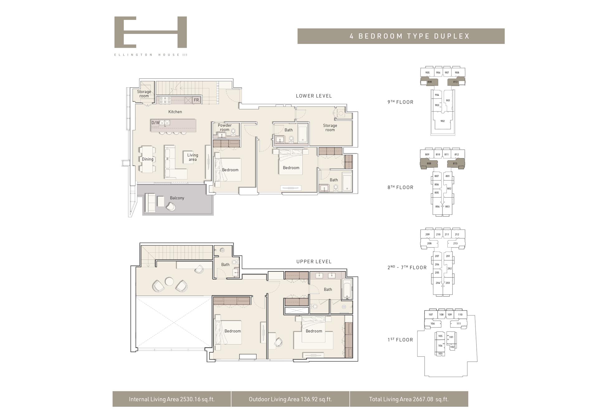 Ellington House 3 floor plan 7