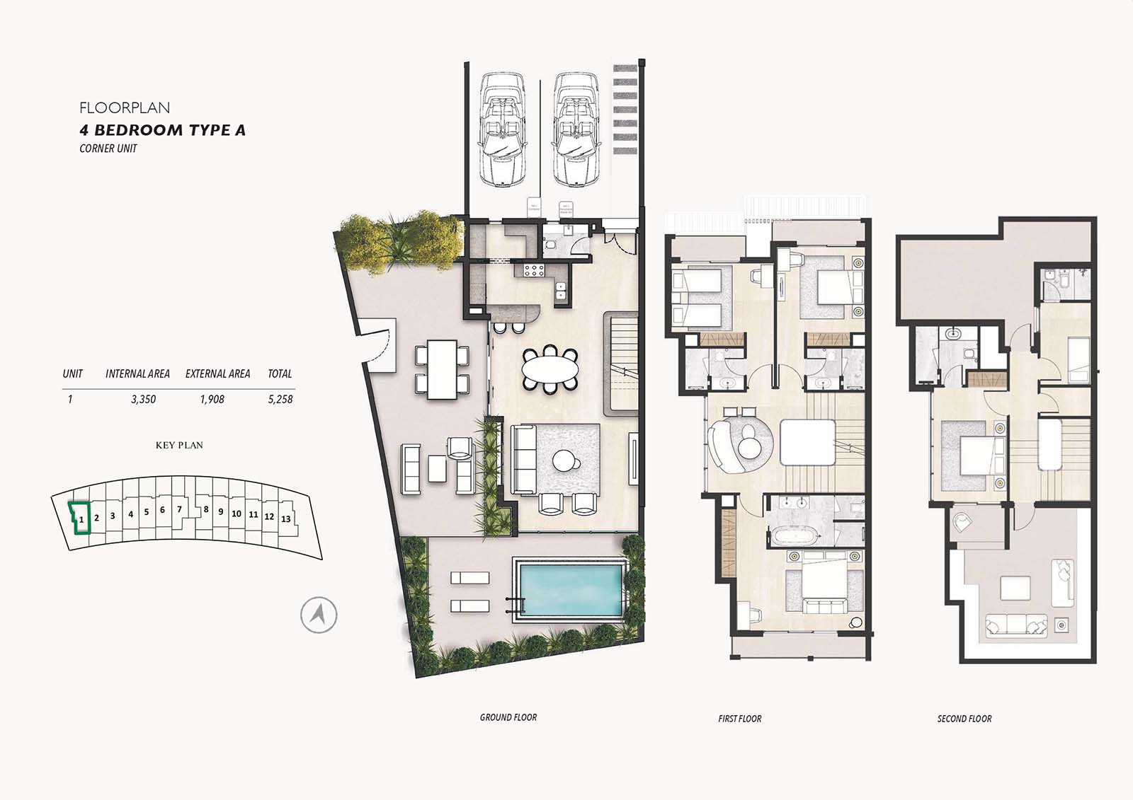 Le Parc Homes 2 at JVC floor plan 1