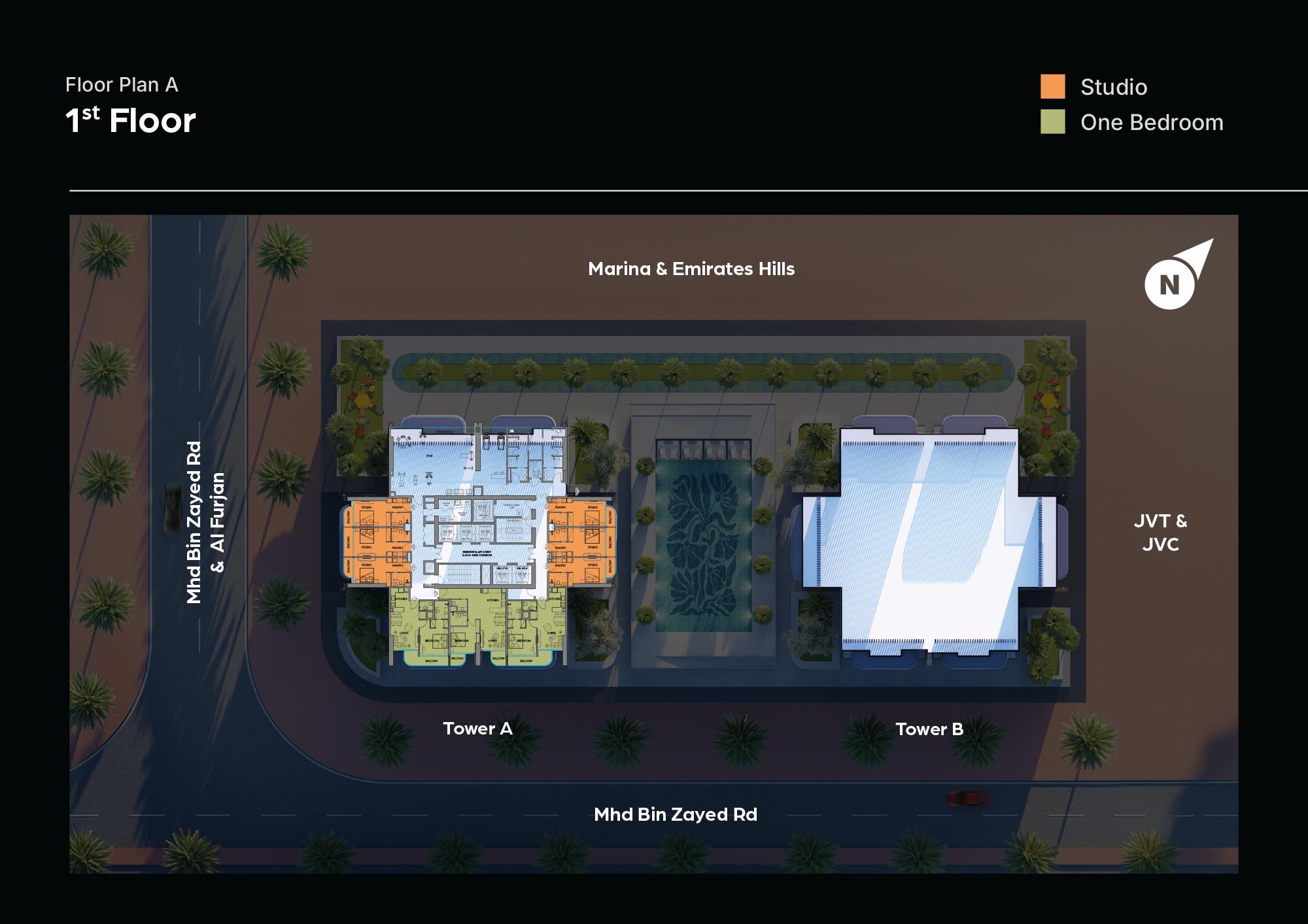 Guzel Towers at JVT floor plan 3